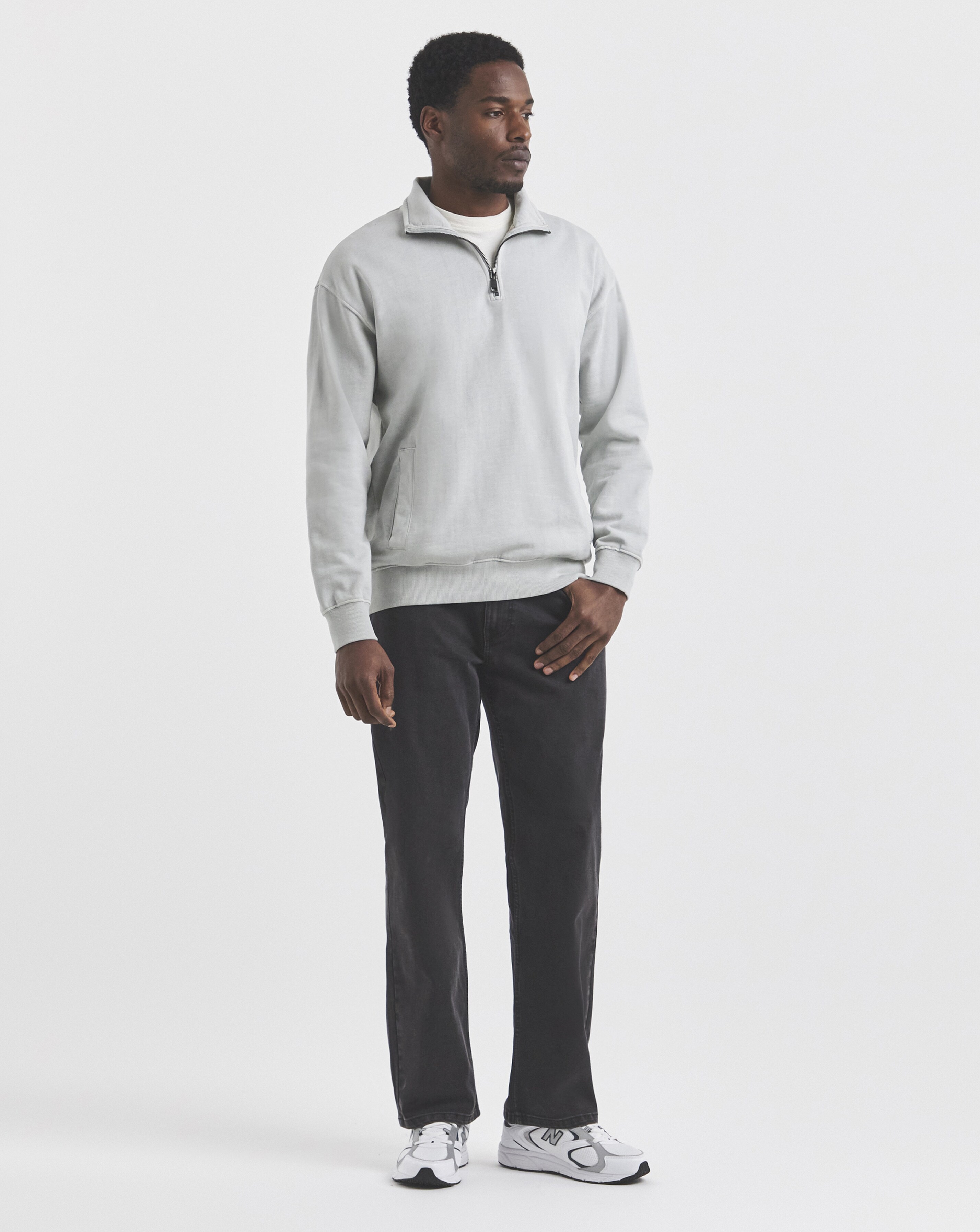 Union Loose Fit Stretch Jeans Black