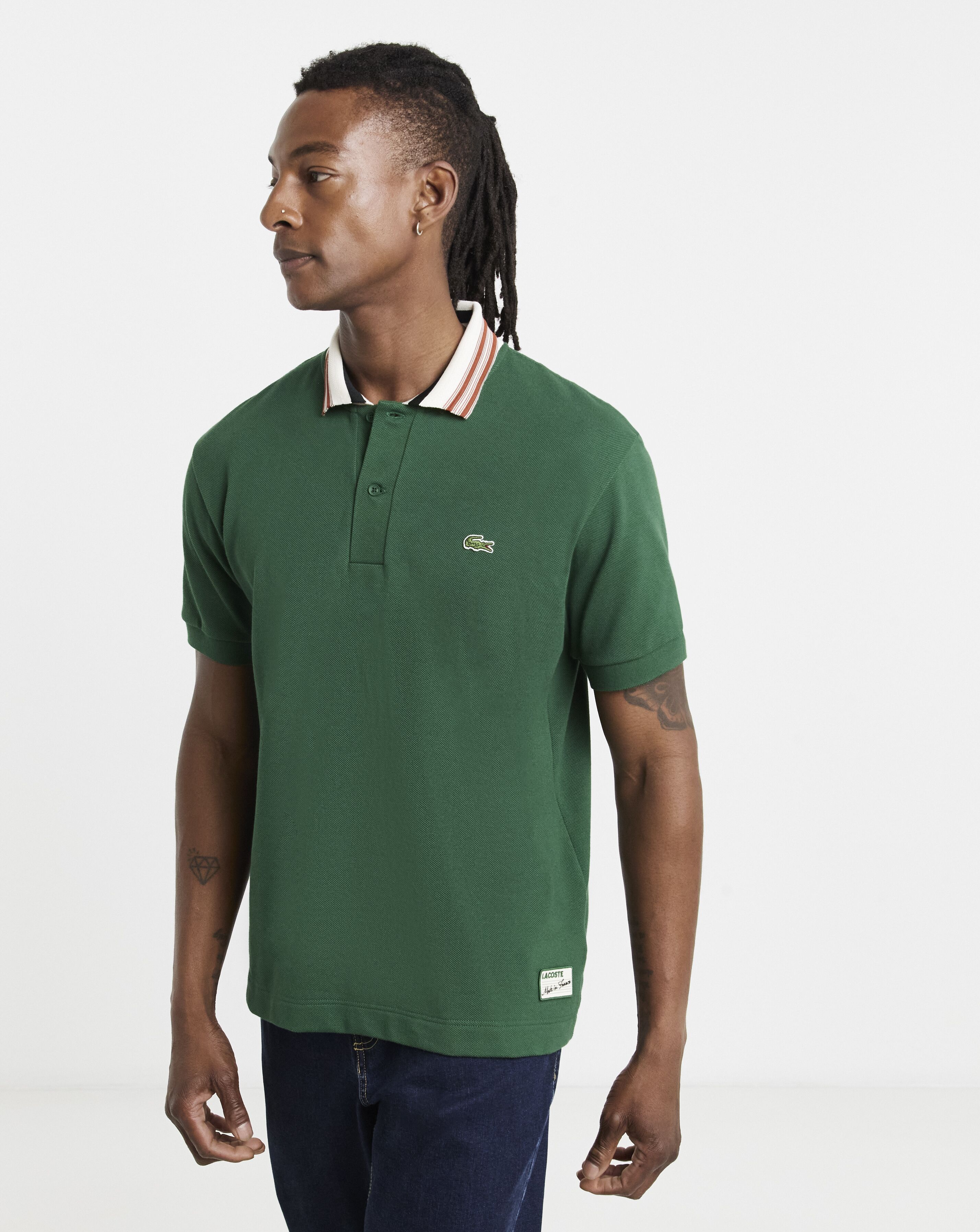 Lacoste Contrast Collar Polo