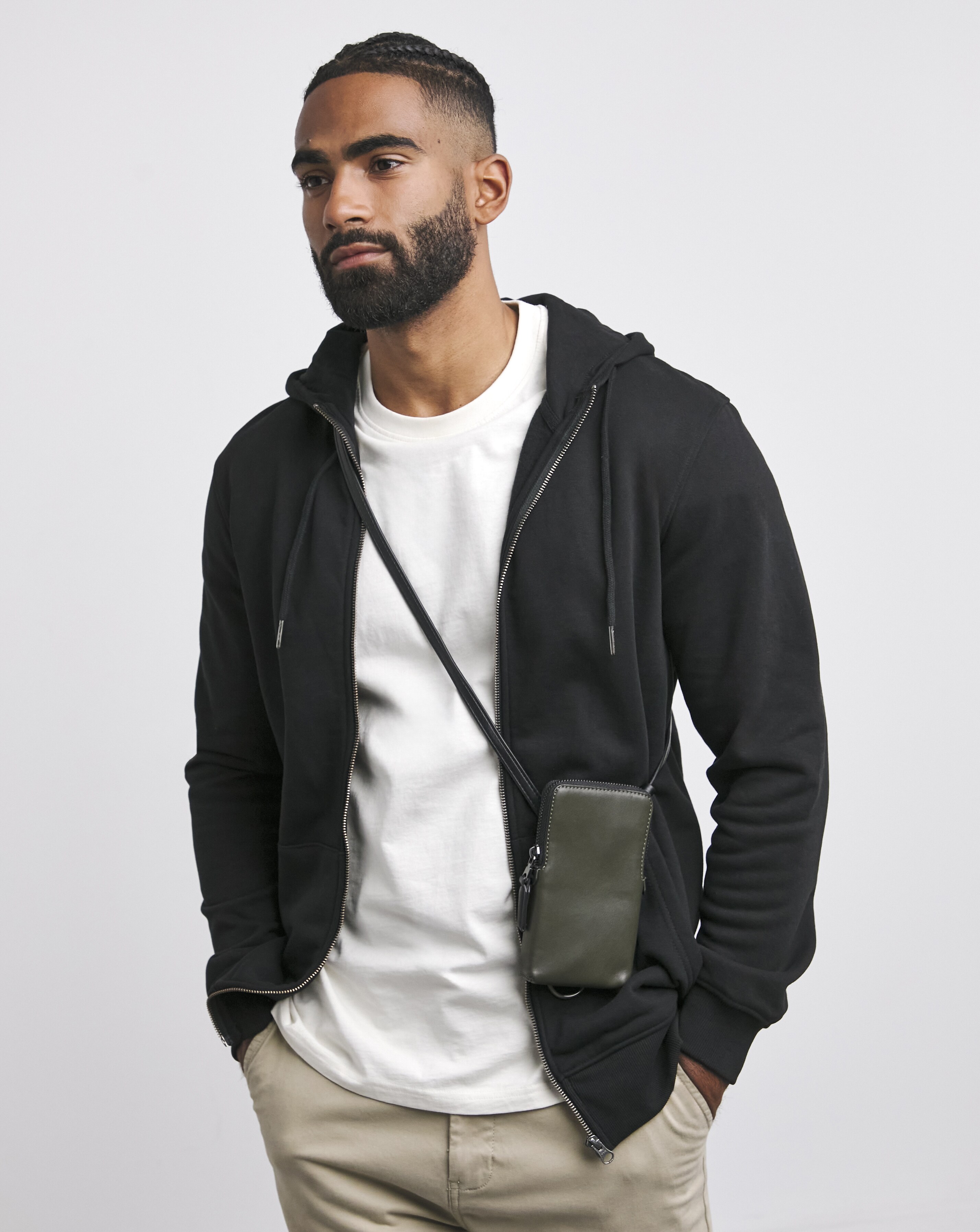 Full Zip Hoodie Extra Long