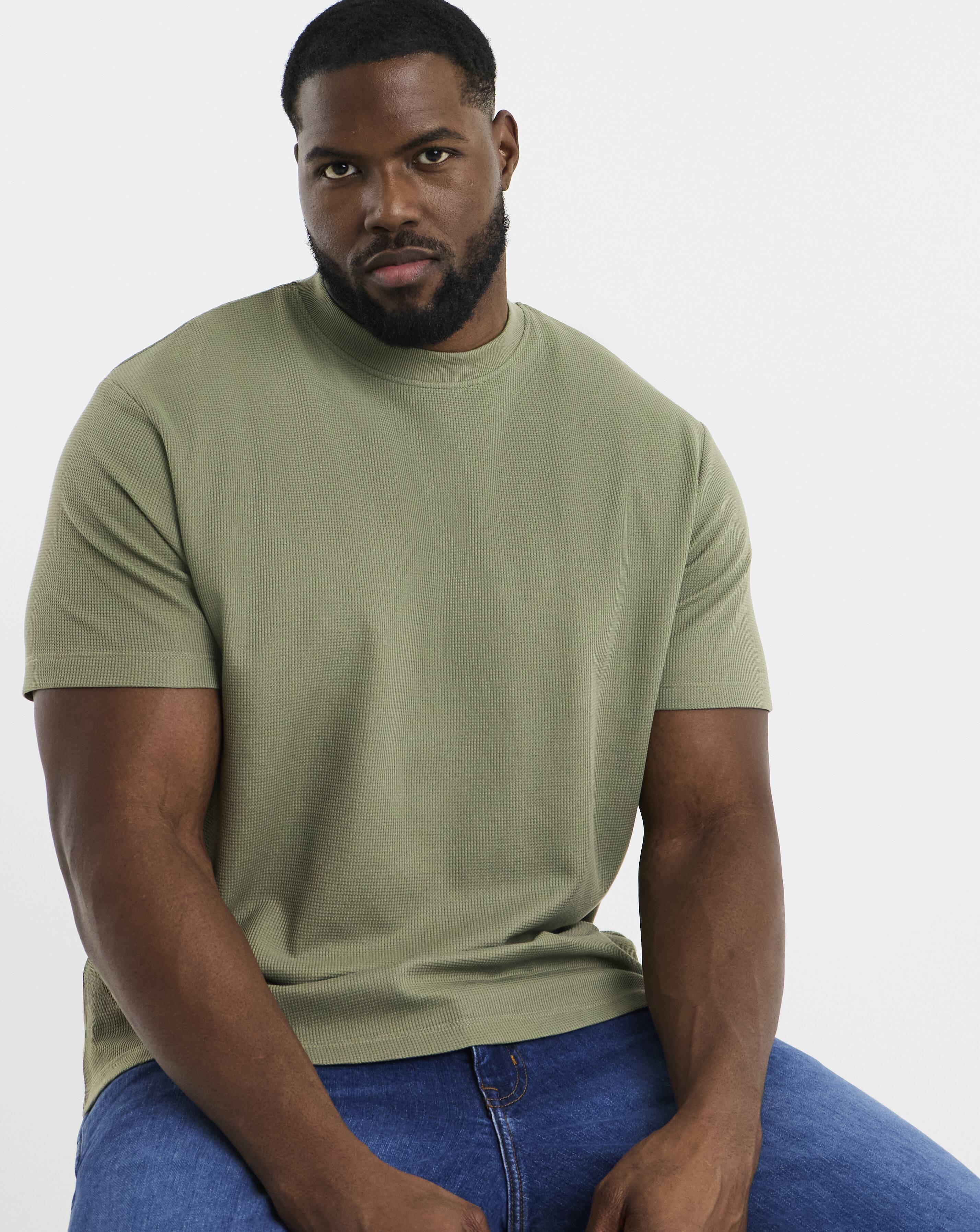 Jack & Jones Men's T-Shirt - Green - 1XL