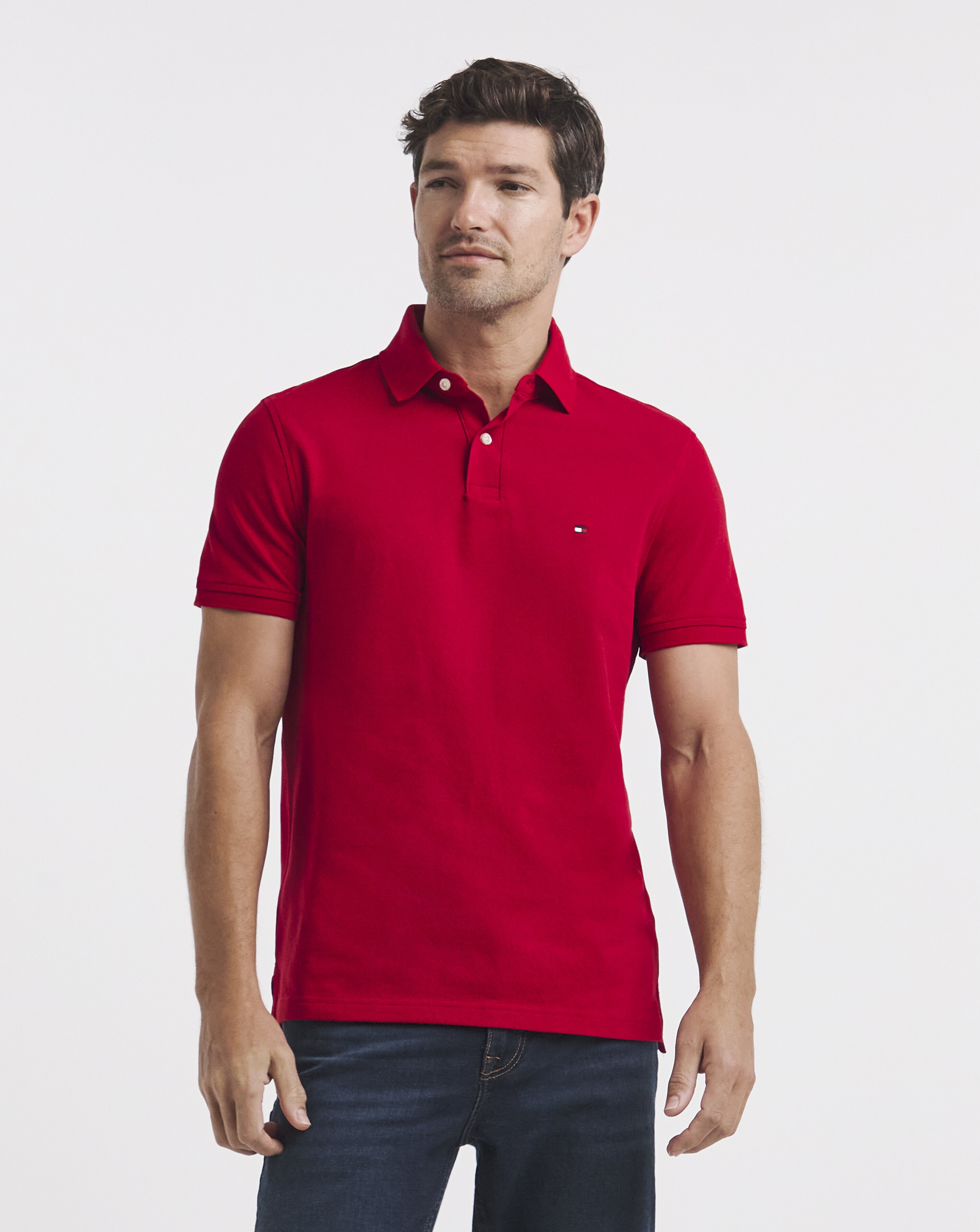 Tommy Hilfiger Regular Polo - Red