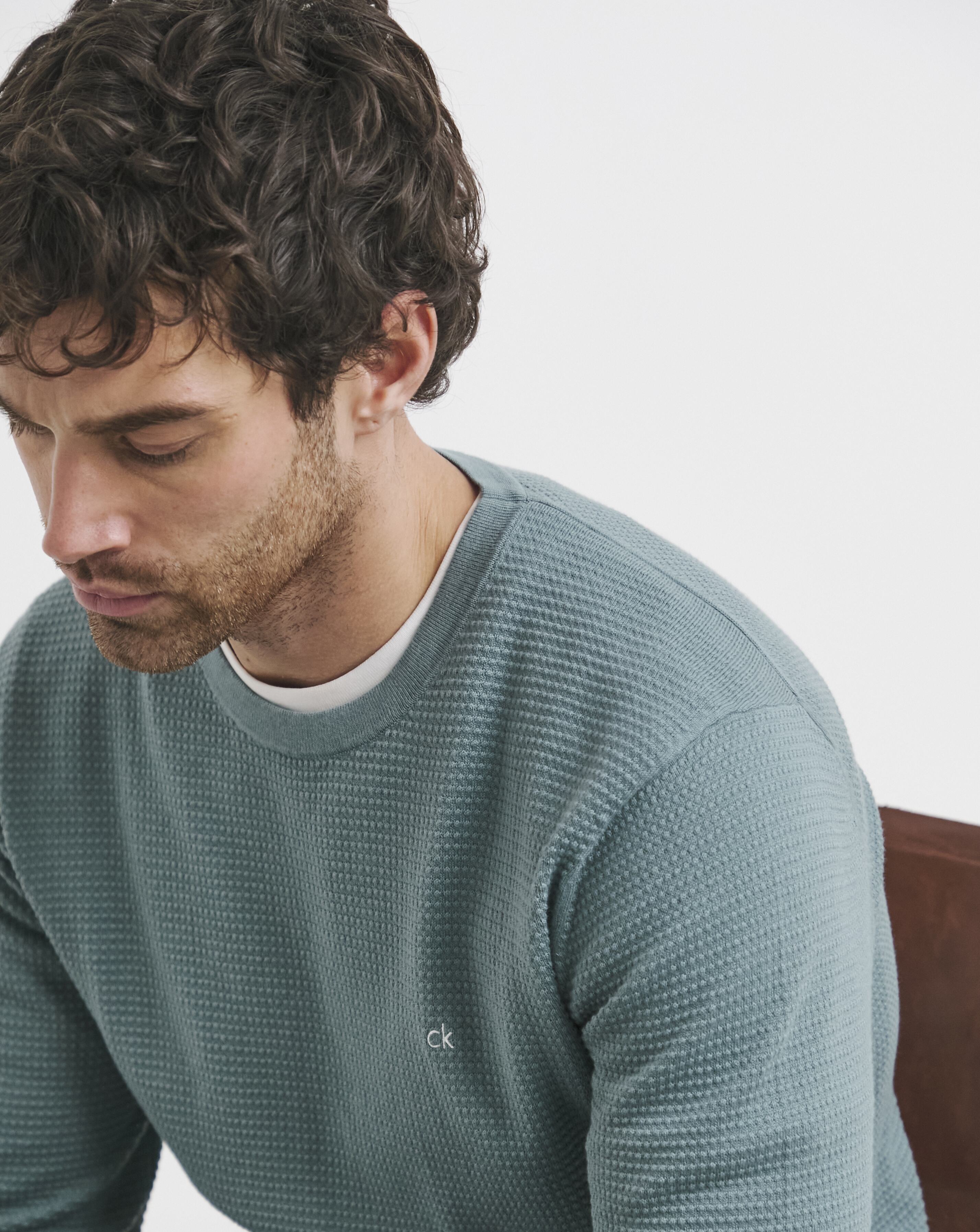 Calvin Klein Waffle Texture Jumper