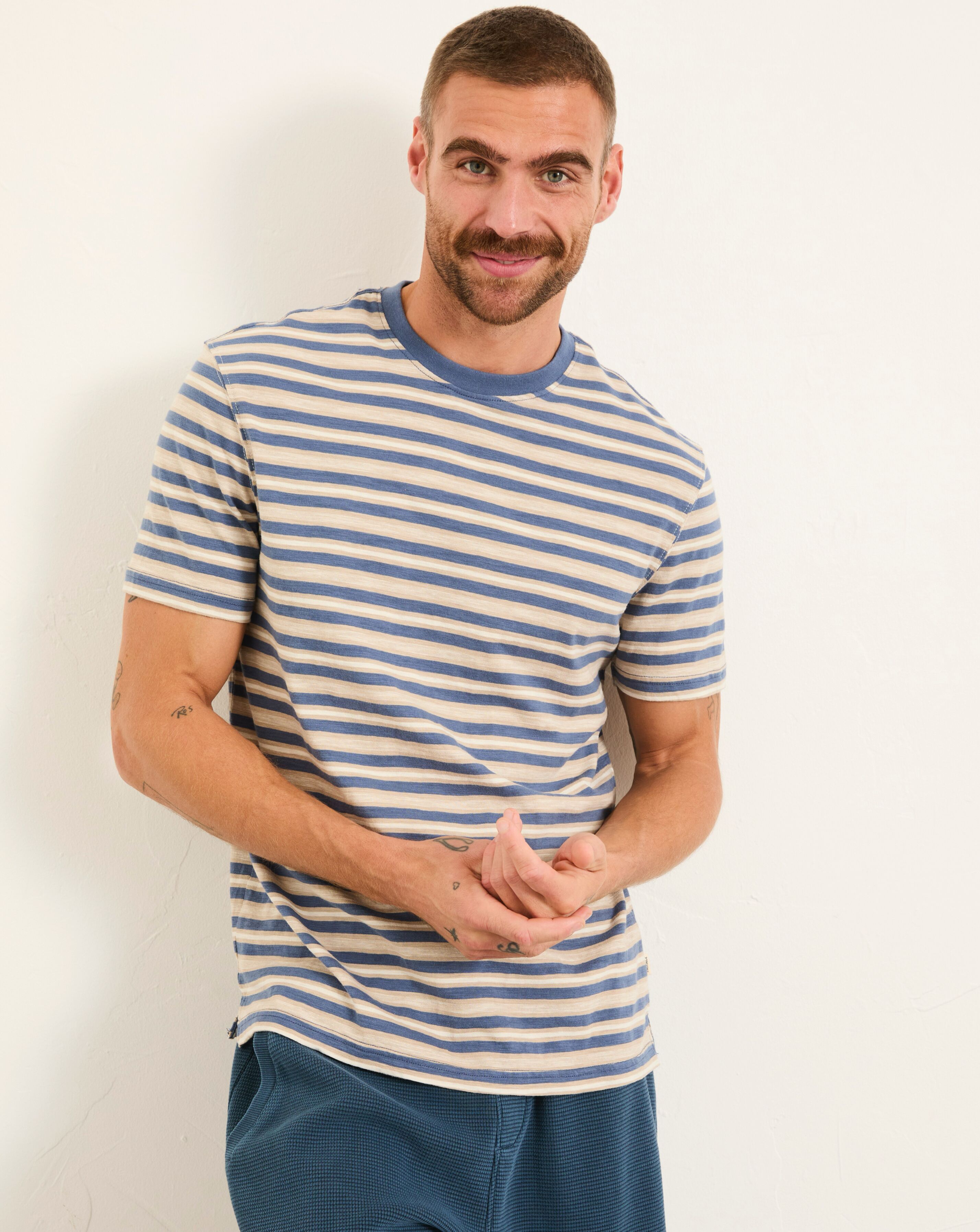 FatFace Variegated Stripe T-Shirt