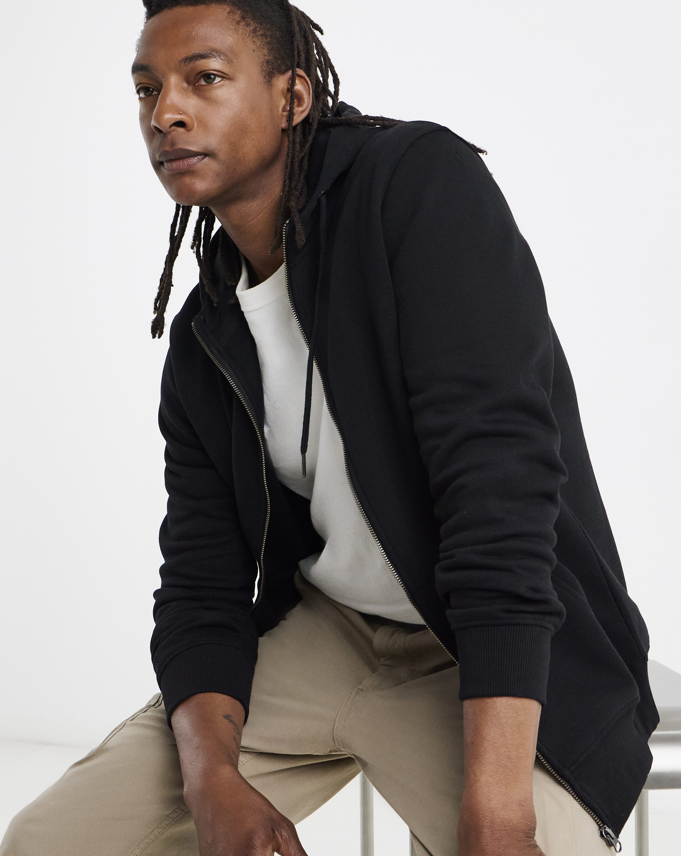 Full Zip Hoodie Long