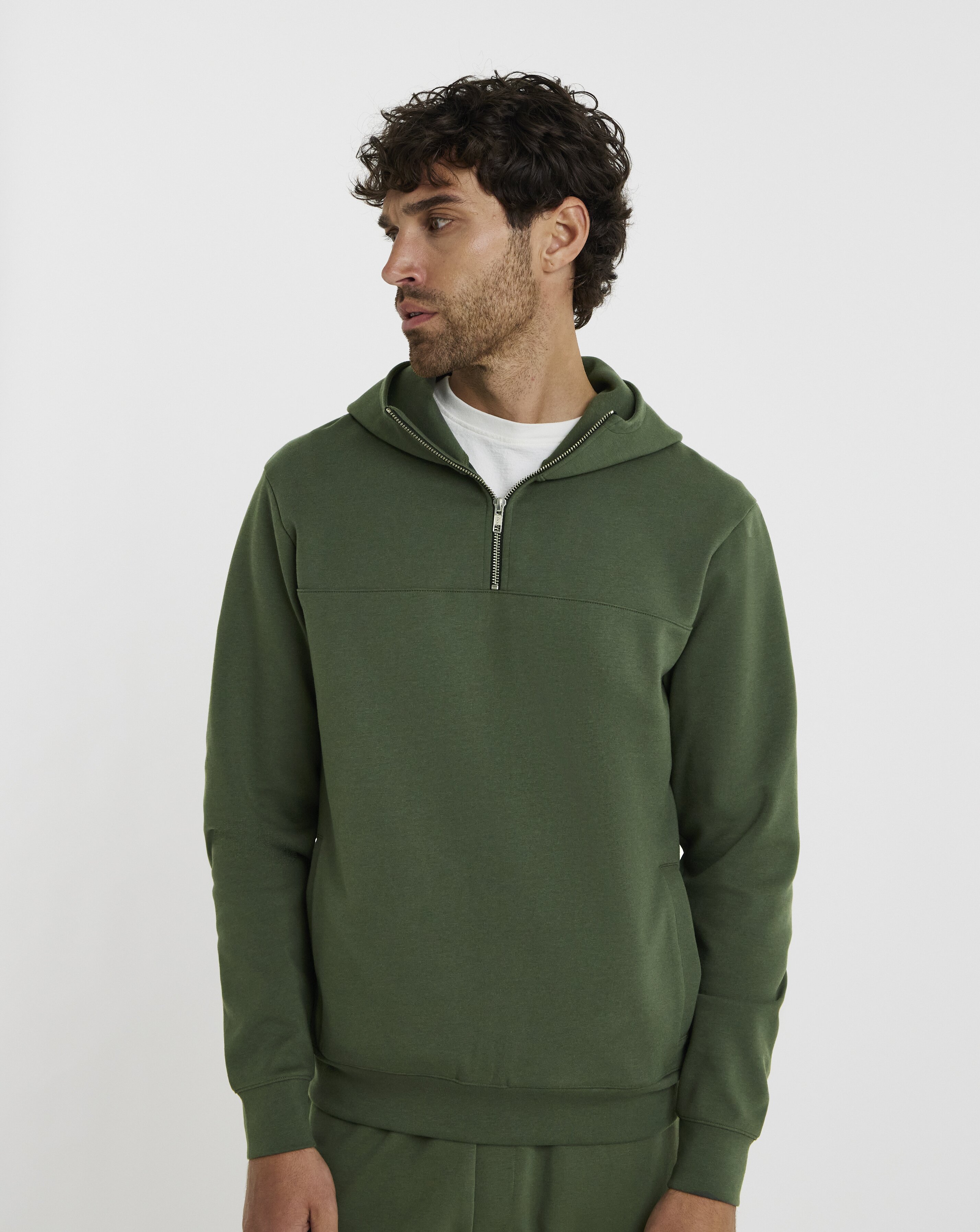 Folio Interlock 1/4 Zip Hoodie