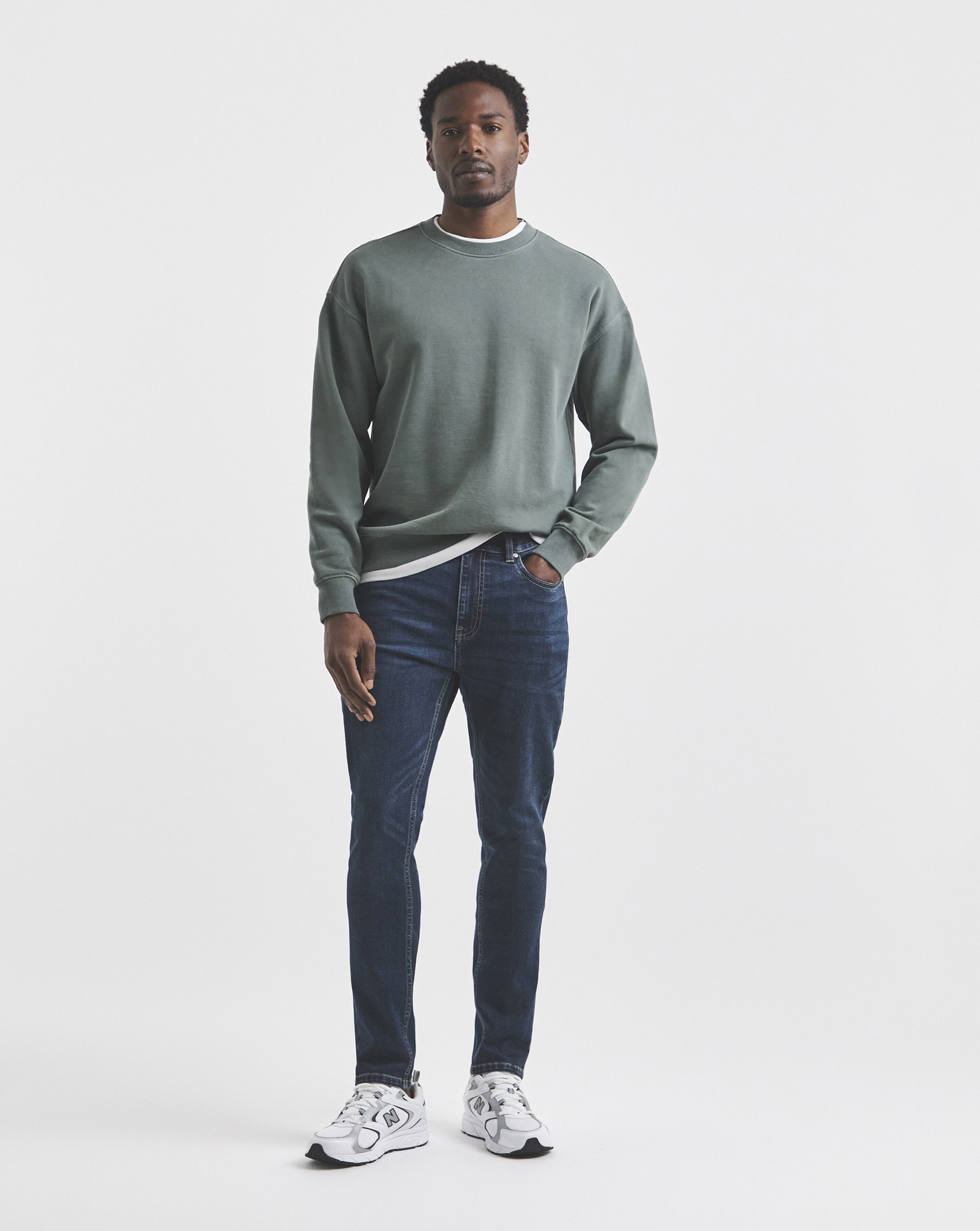 Skinny Fit Stretch Jeans Darkwash
