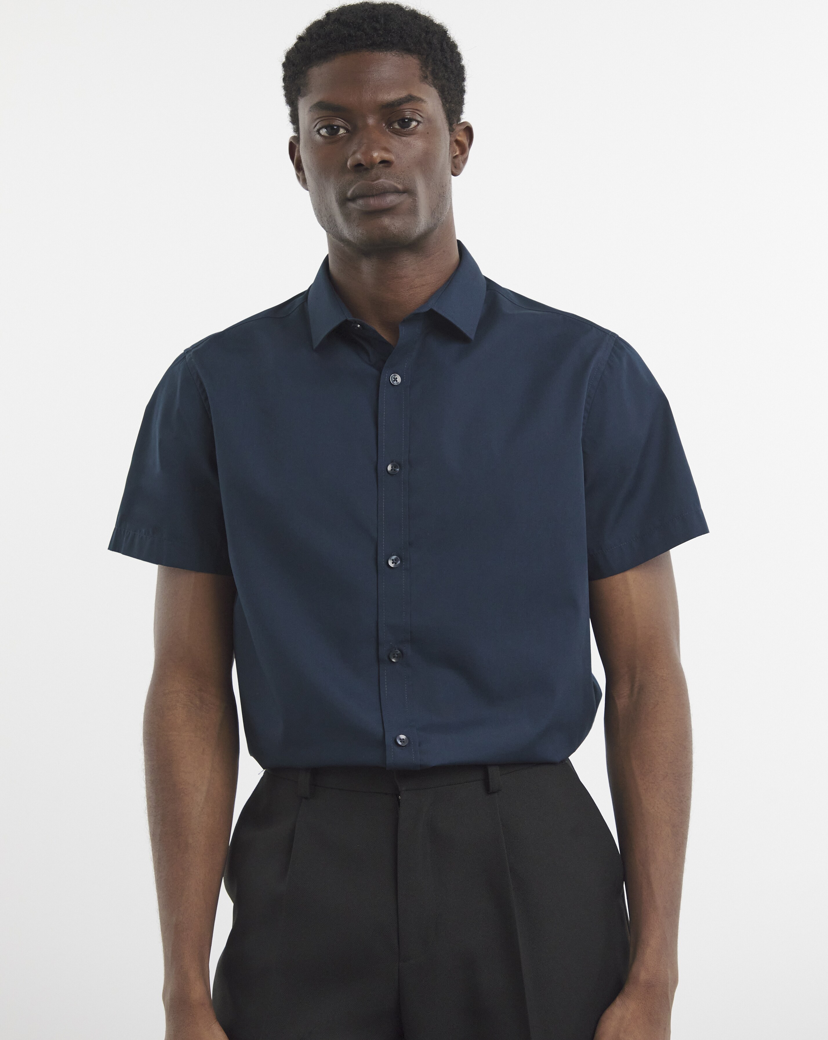 Short Sleeve Formal Shirt Long
