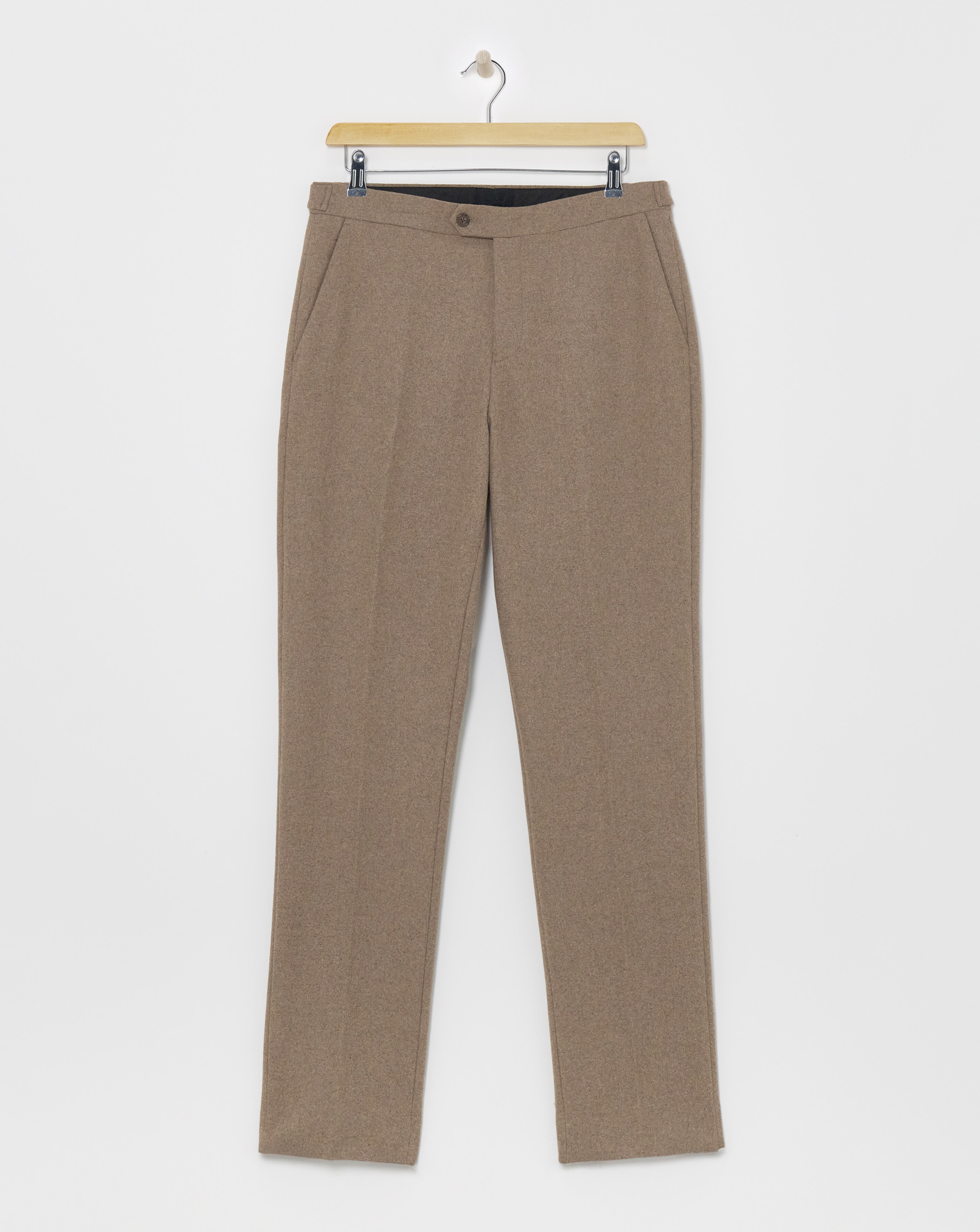 Herringbone Tweed Regular Suit Trouser