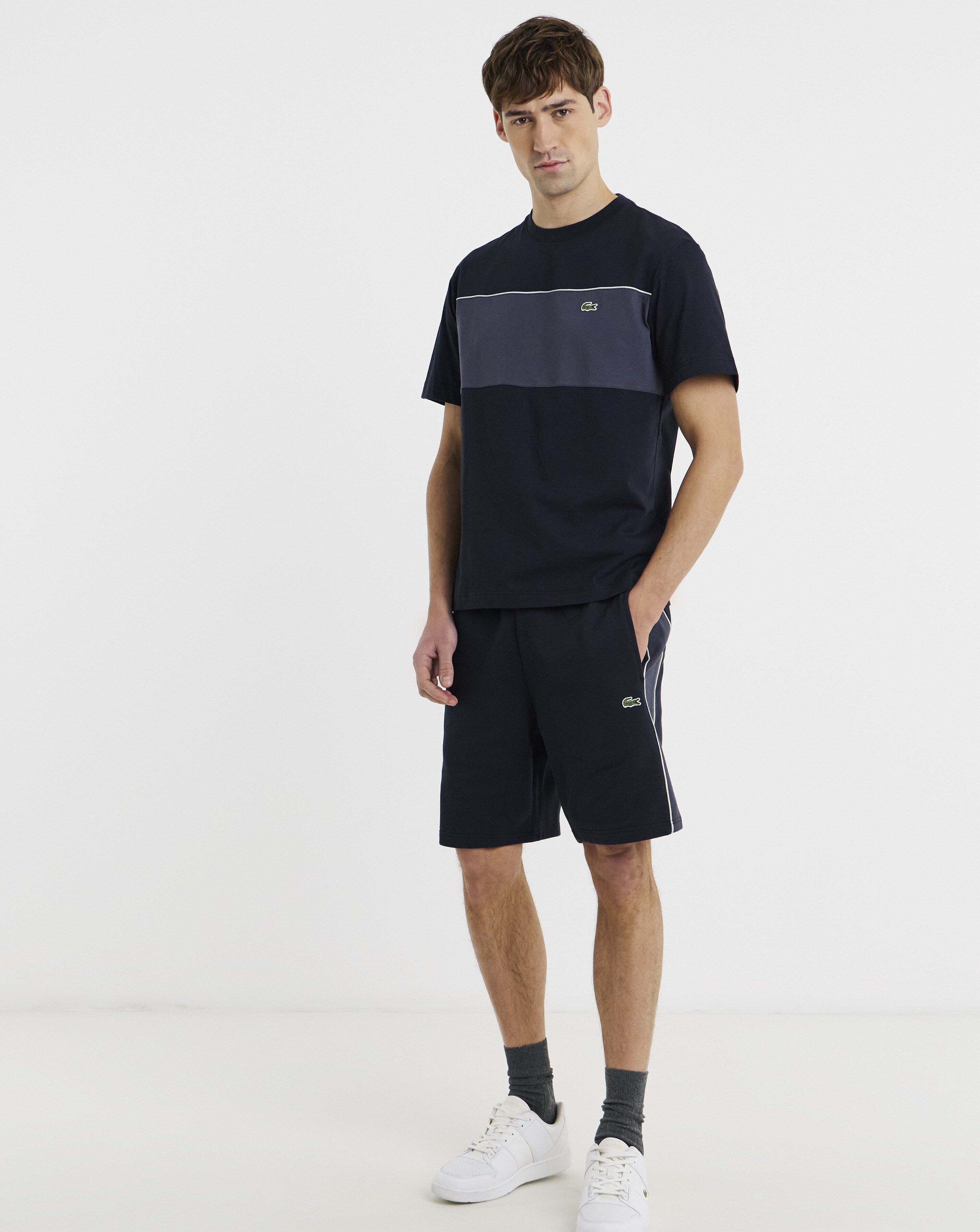 Lacoste Colourblock Sweat Shorts