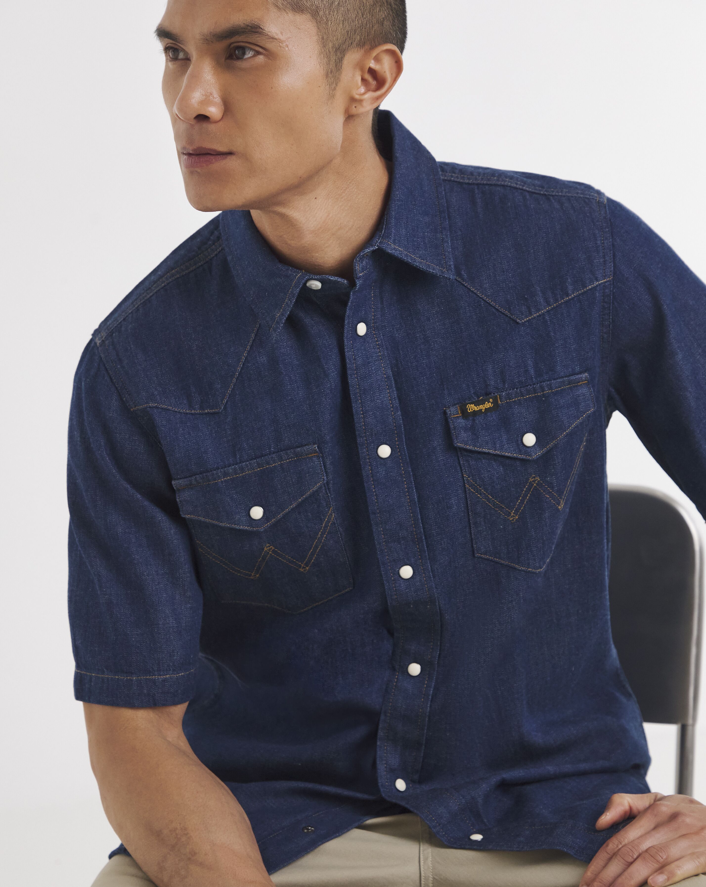 Wrangler Short Sleeve Western Shirt