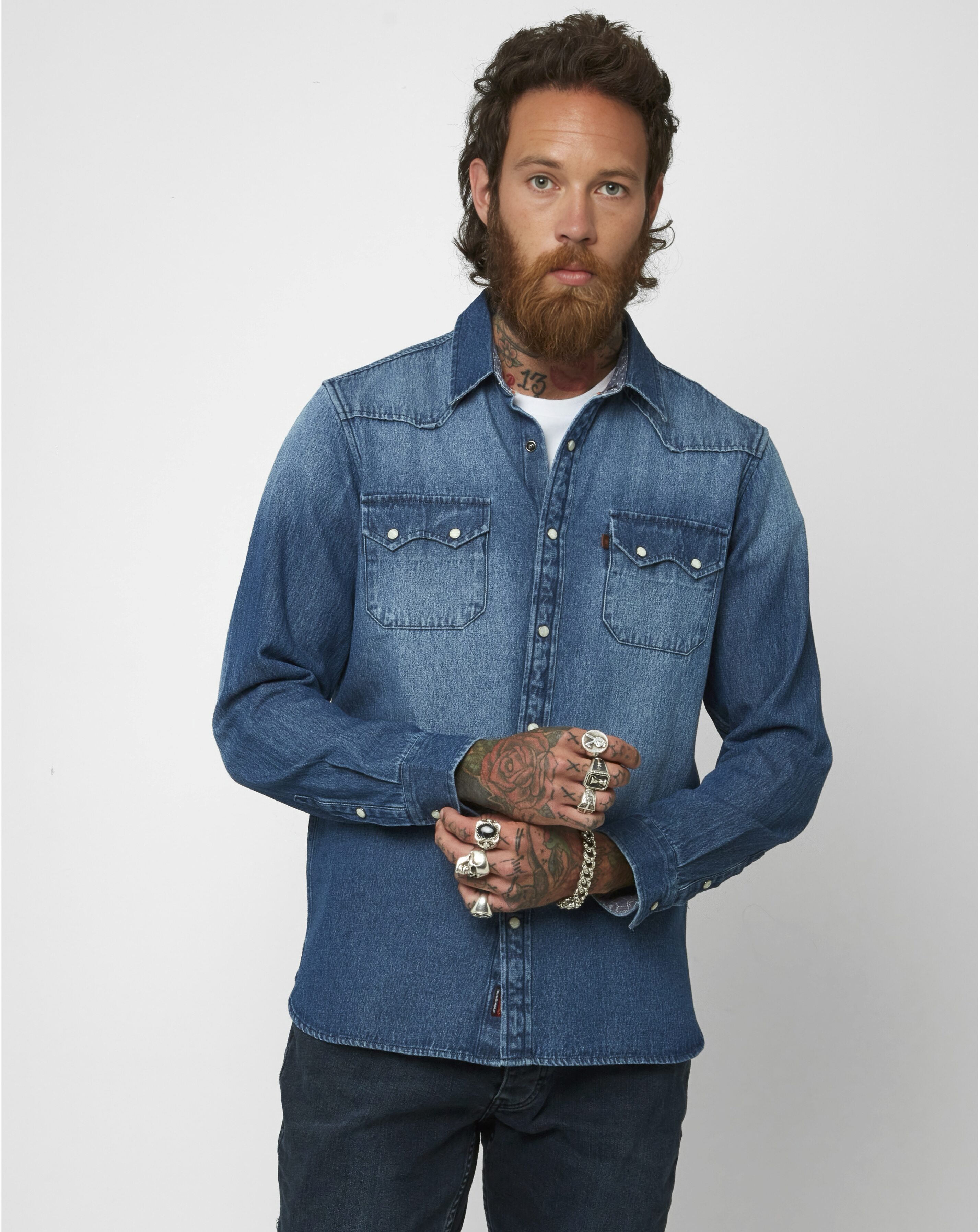 Joe Browns Blue Denim Shirt