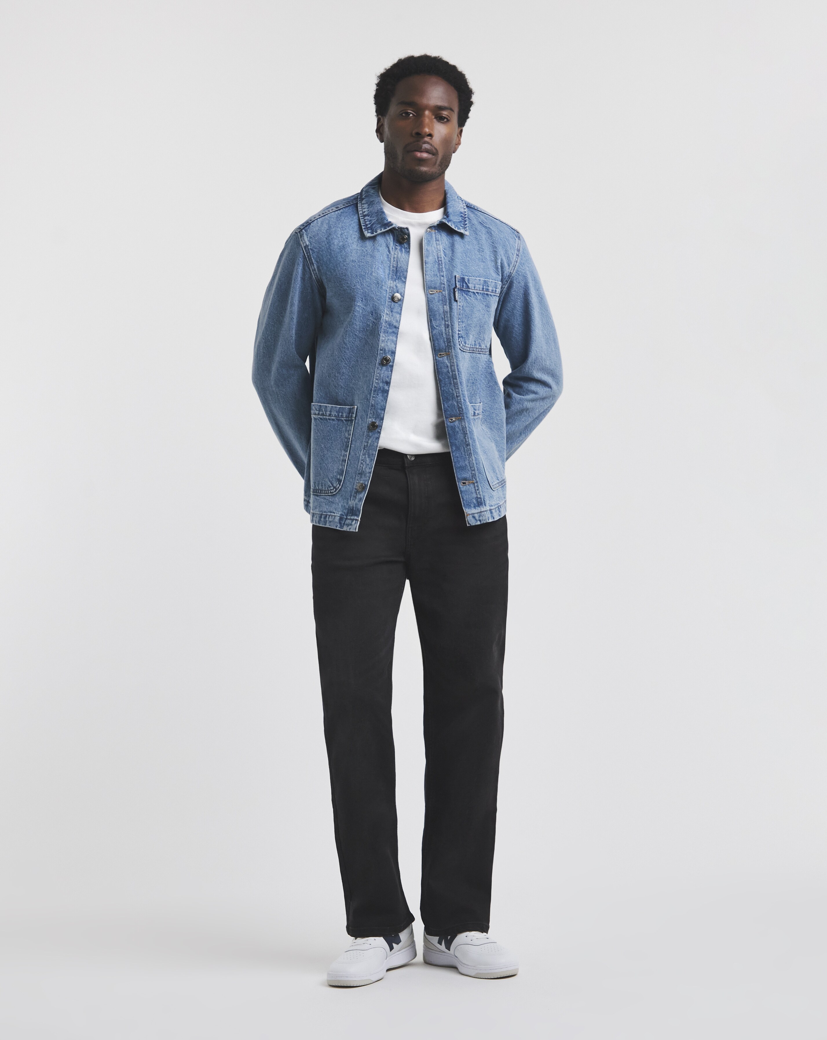 Union Loose Fit Stretch Jeans Blackwash