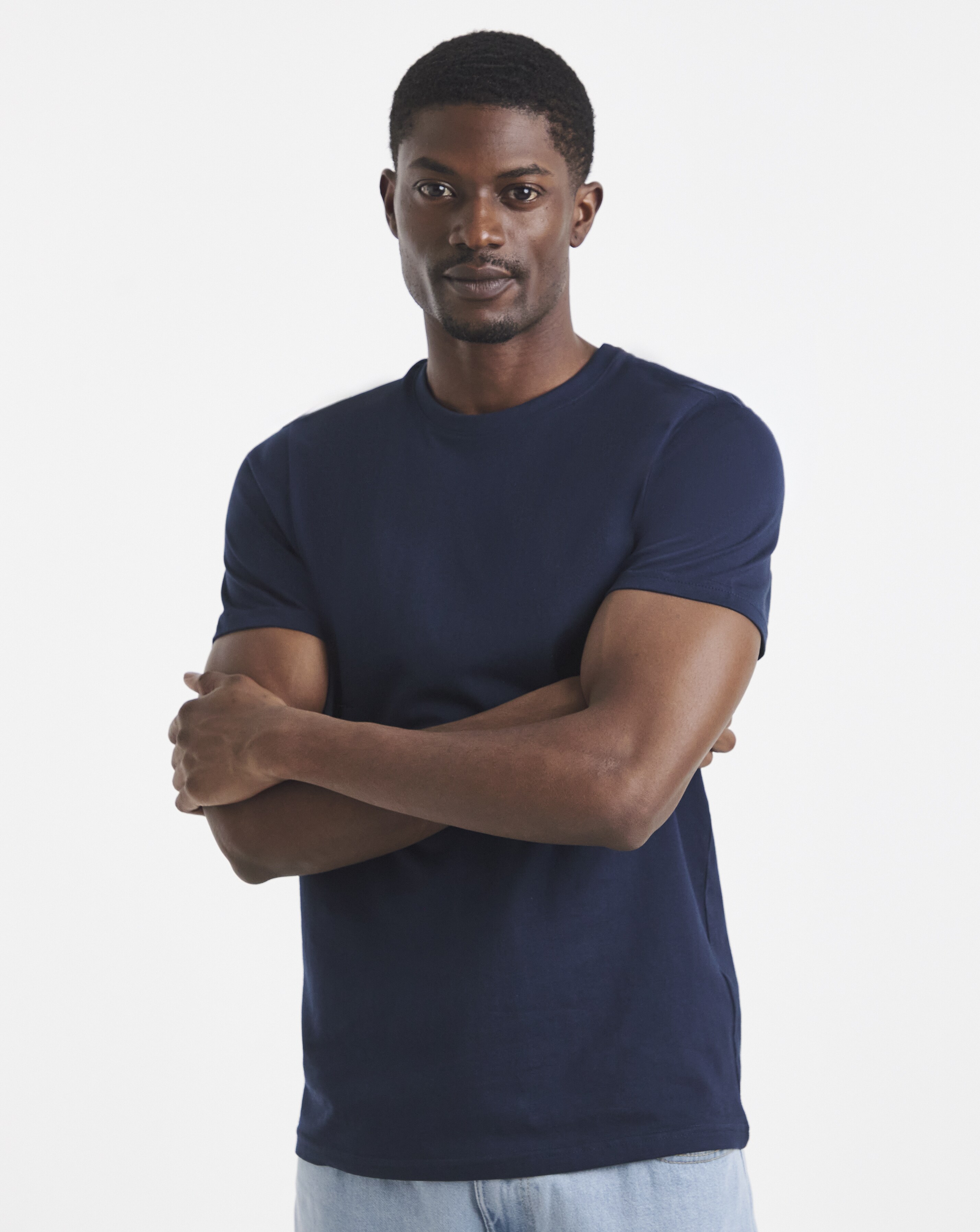 Pure Cotton Crew Neck T-Shirt