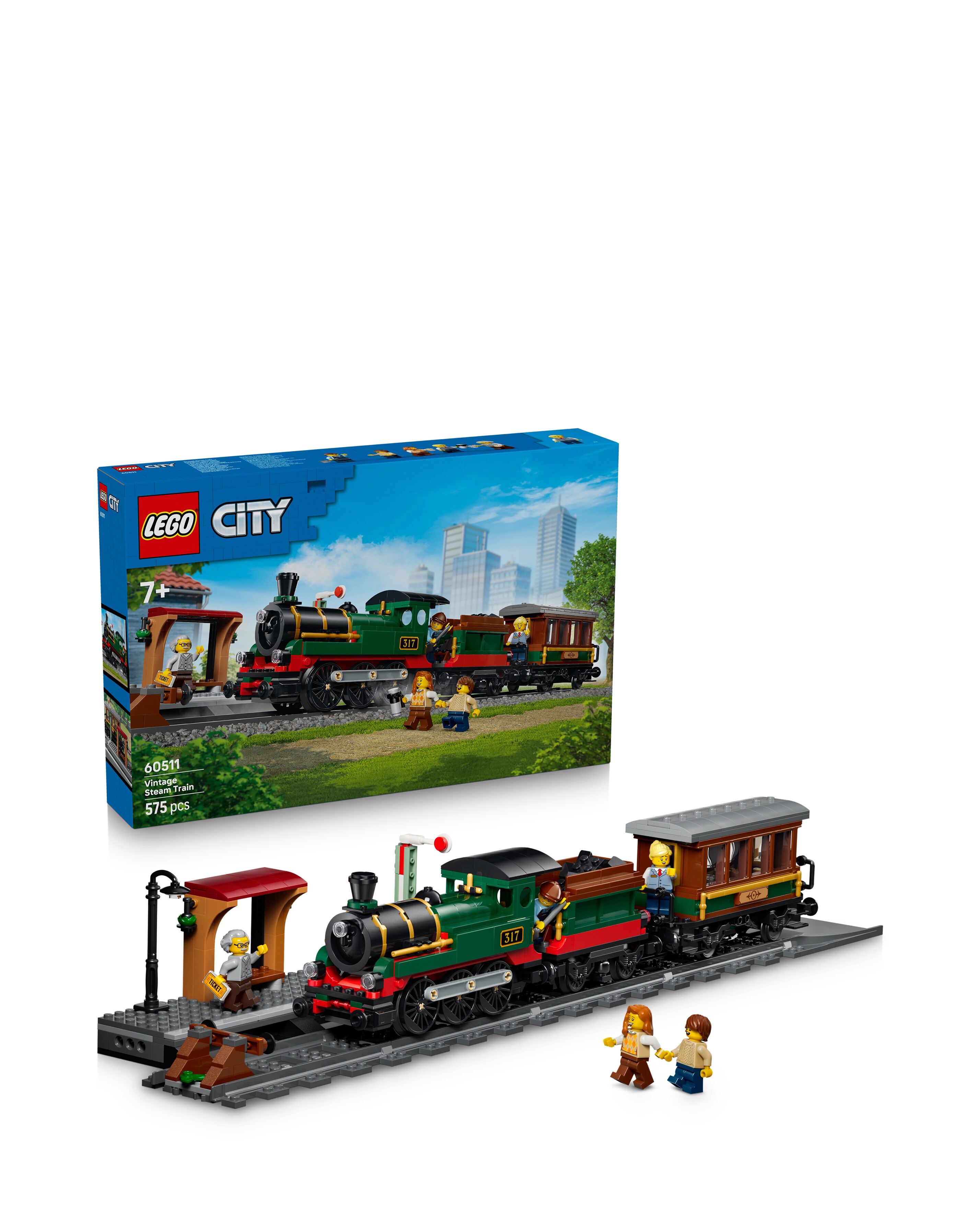 New In - LEGO City Vintage Steam Train 60511