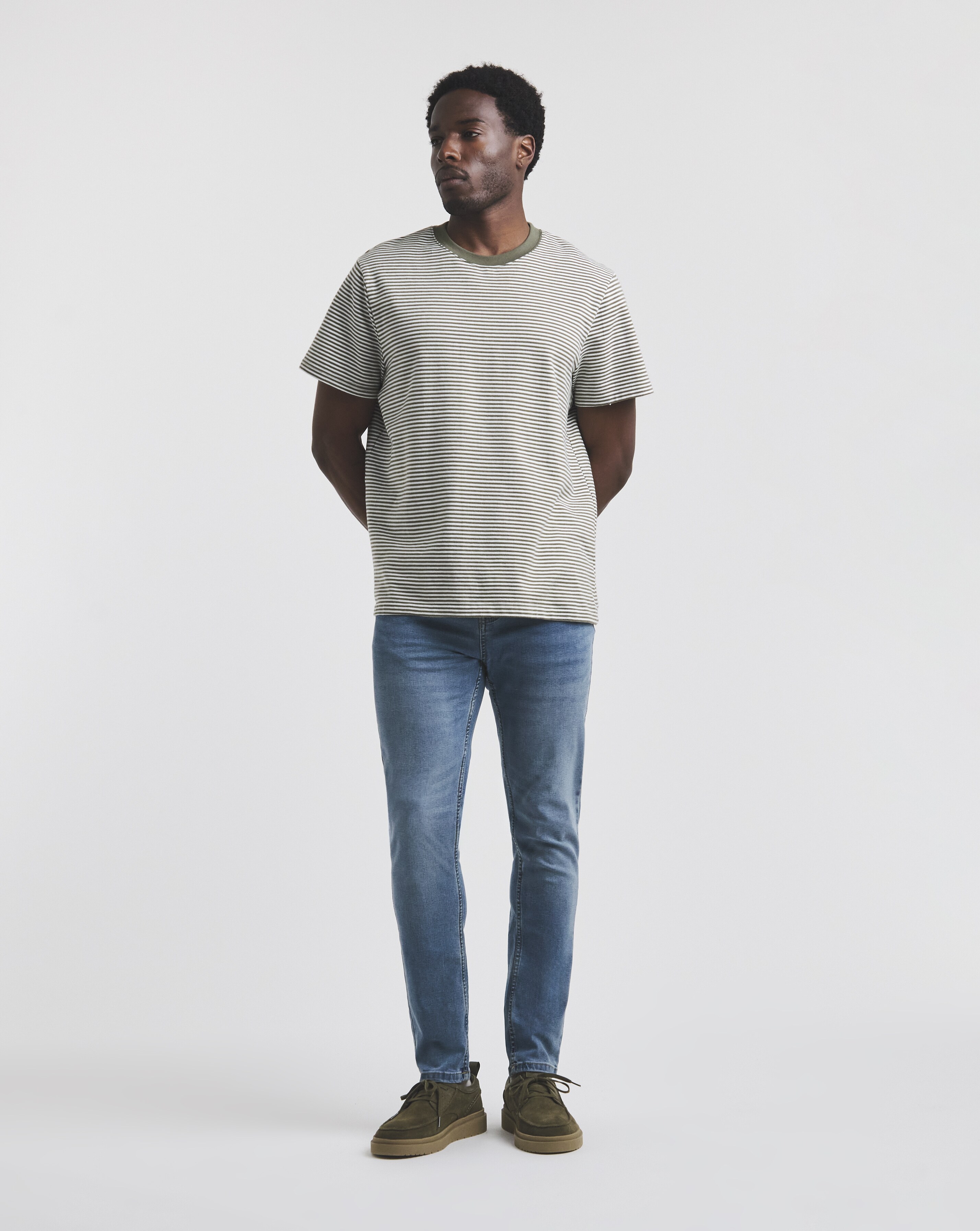 Skinny Fit Stretch Jeans Light Wash