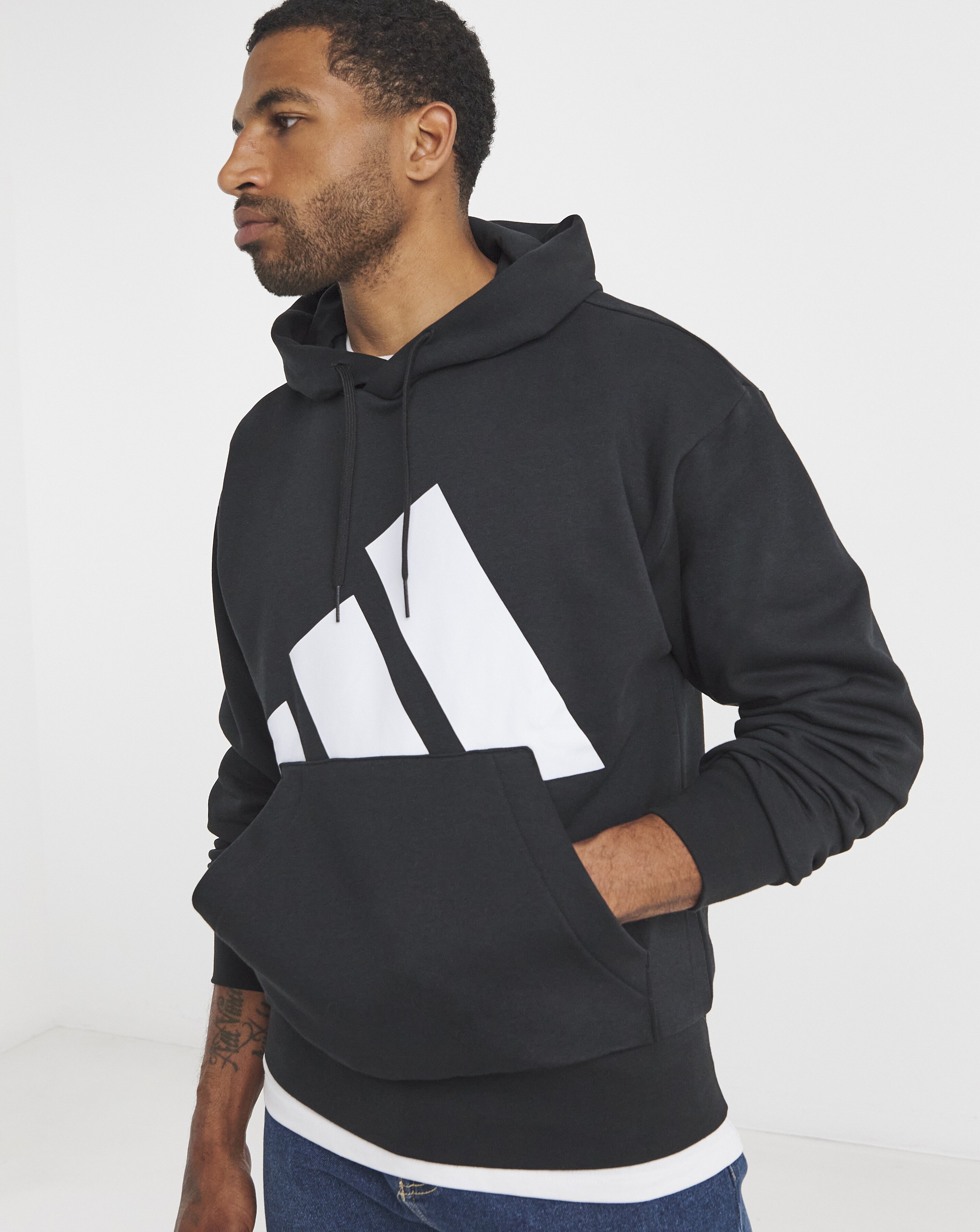 adidas Big Logo Fleece Hoodie