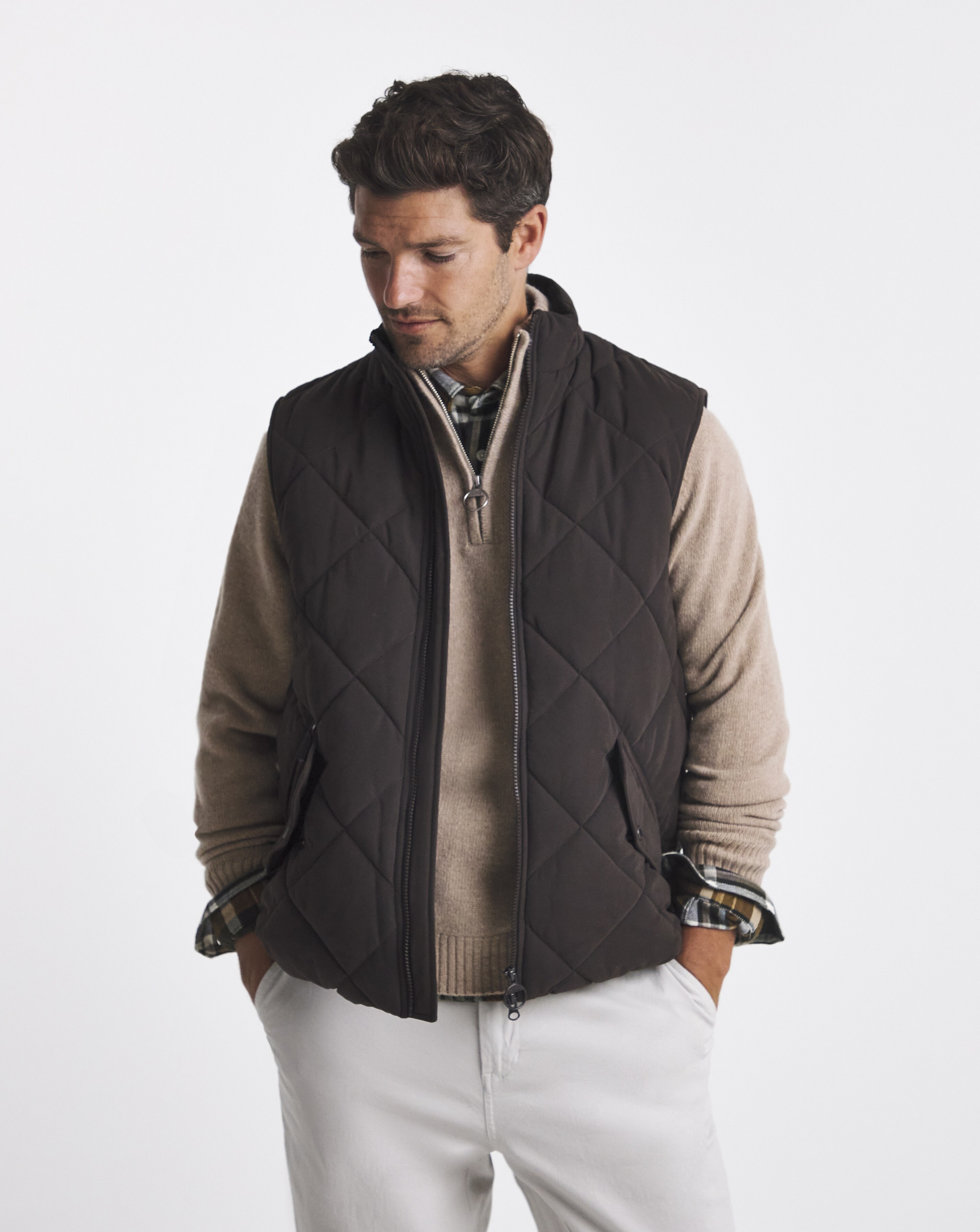 Barbour City Chelsea Quilted Gilet - Oak