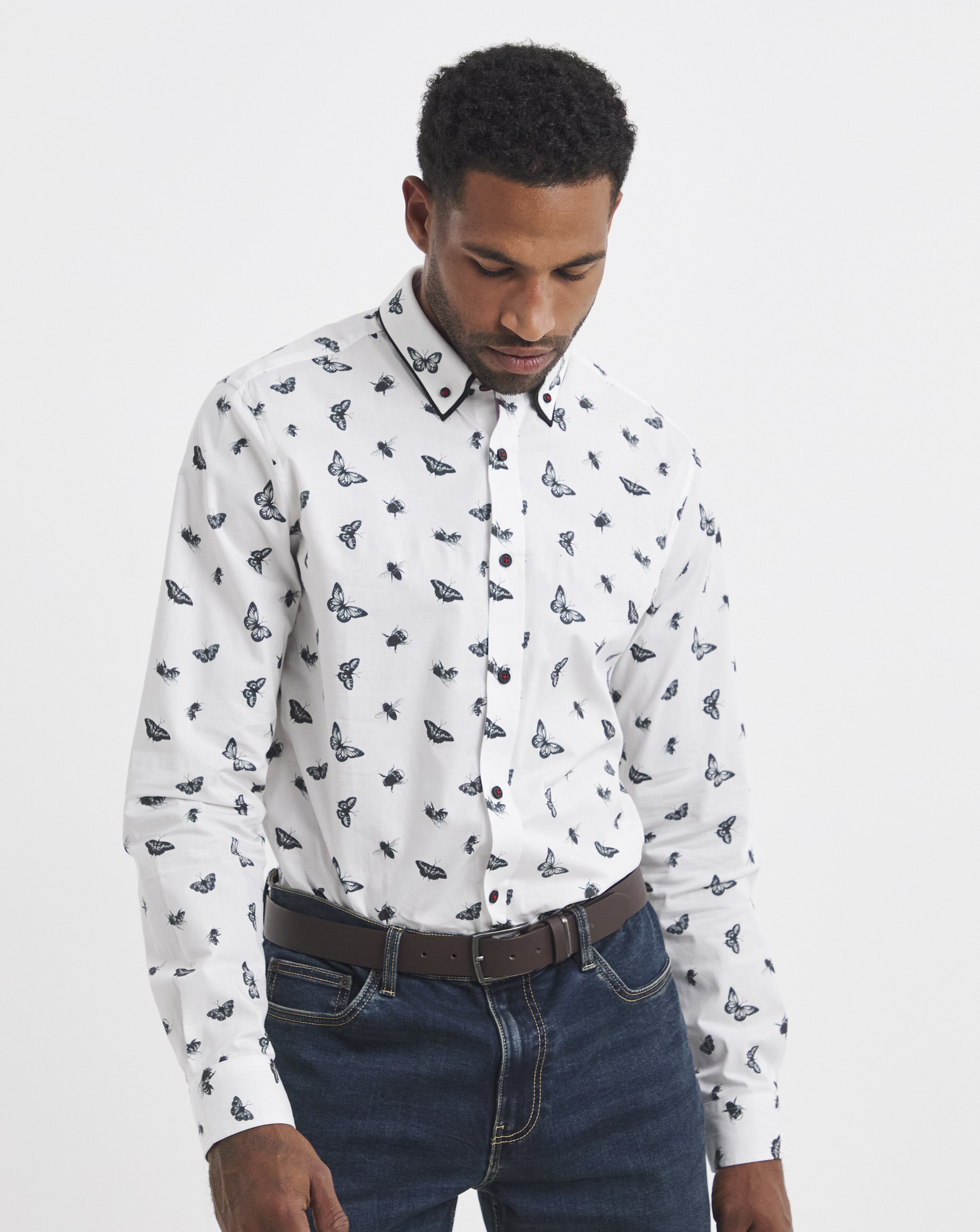 Joe Browns Butterfly Print Shirt
