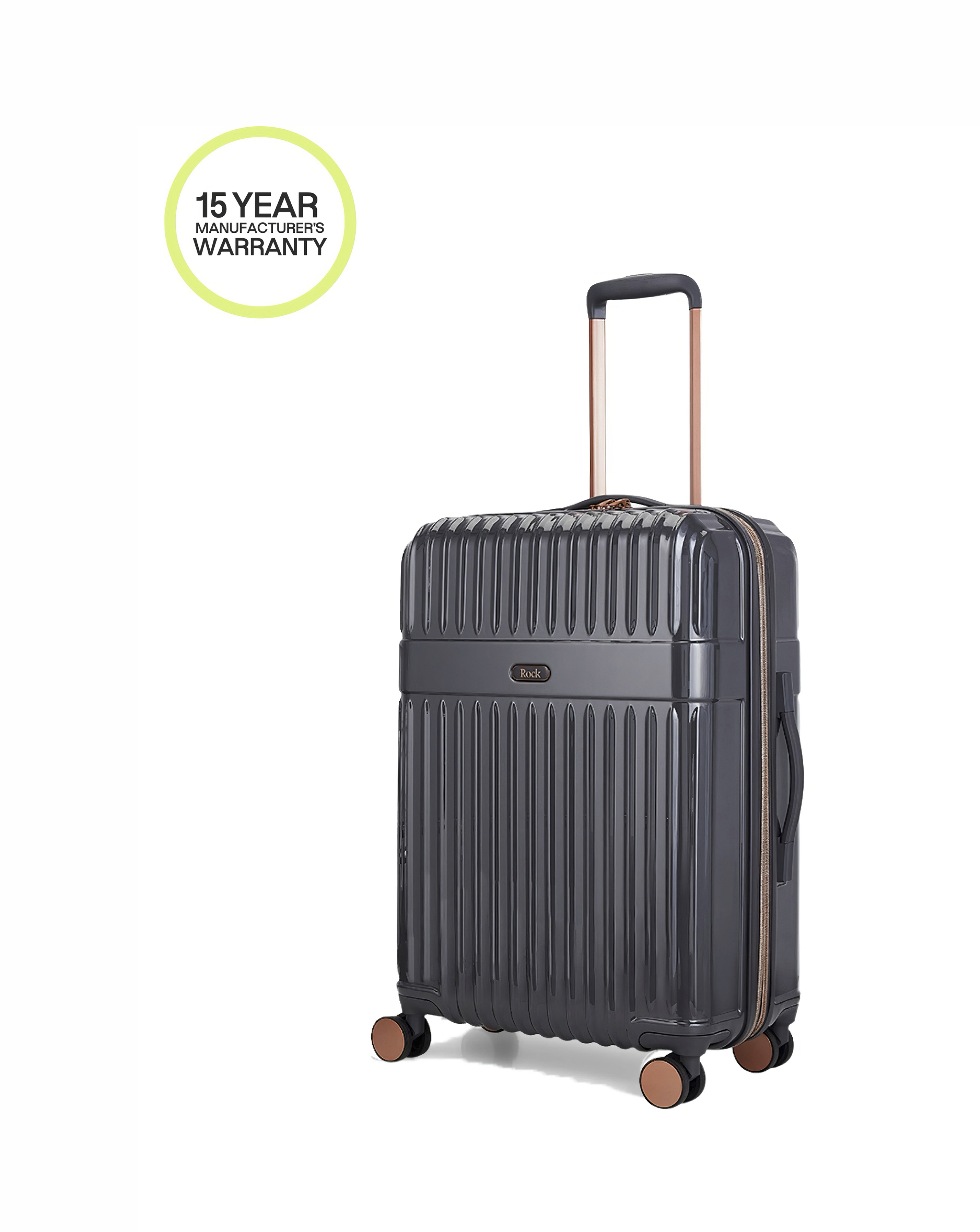 Rock - Suitcase - Medium - Charcoal