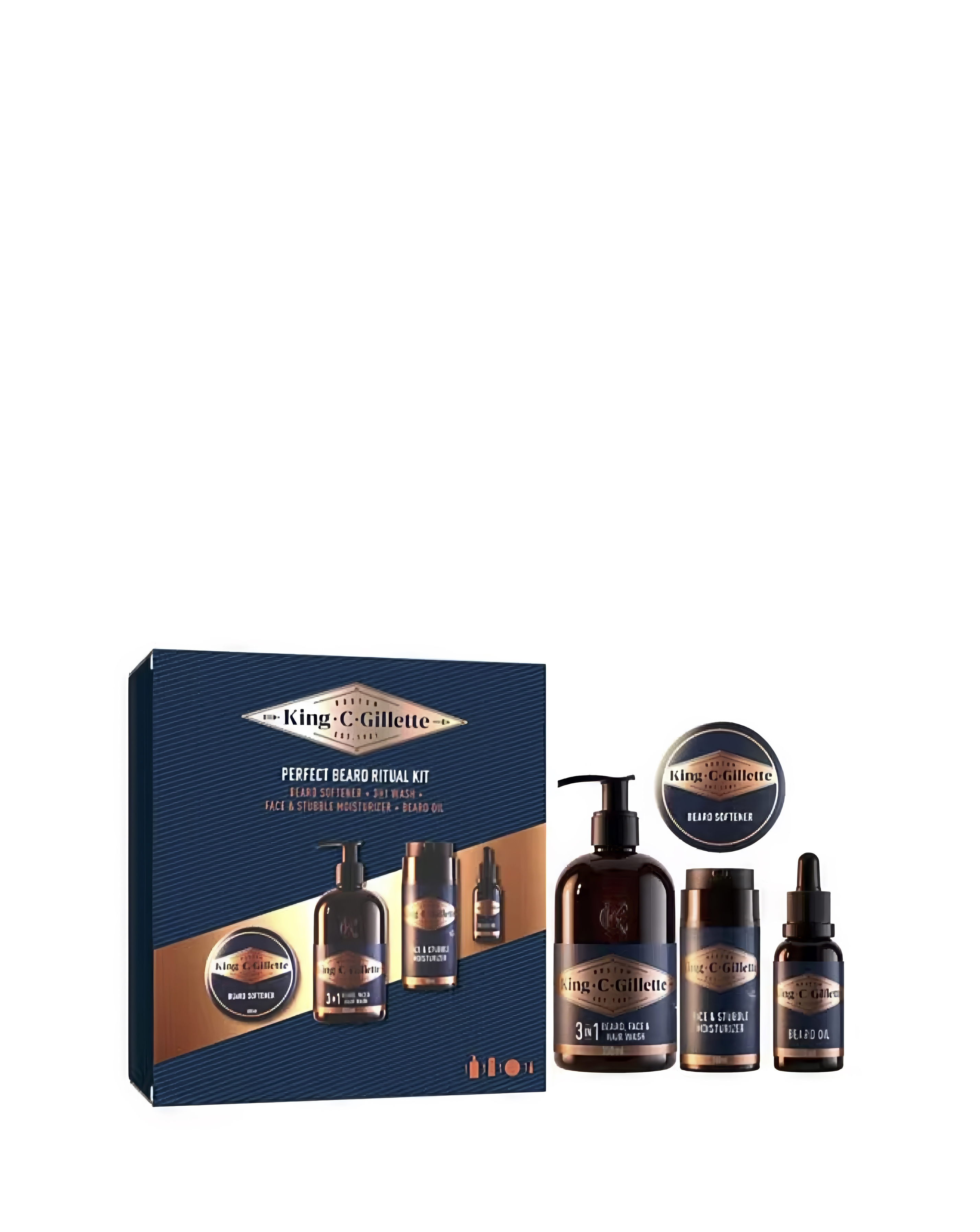 King C Gillette Perfect Beard Ritual Kit