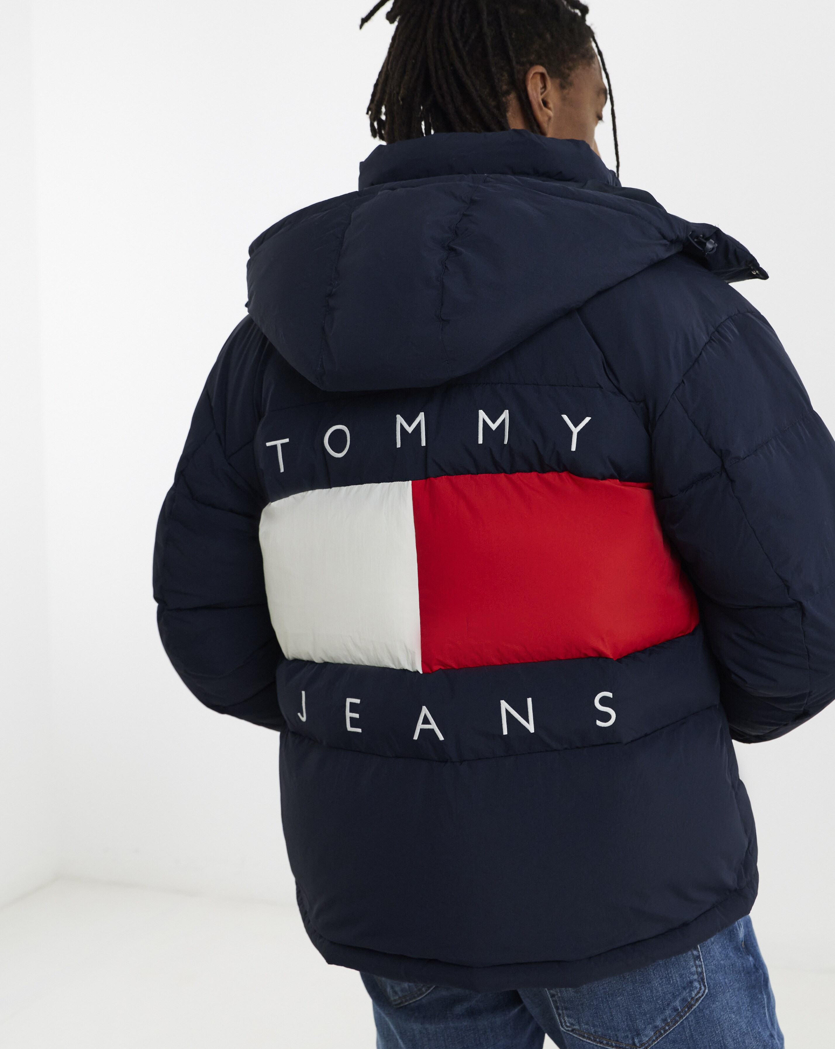 Tommy Jeans Puffer Jacket - Navy