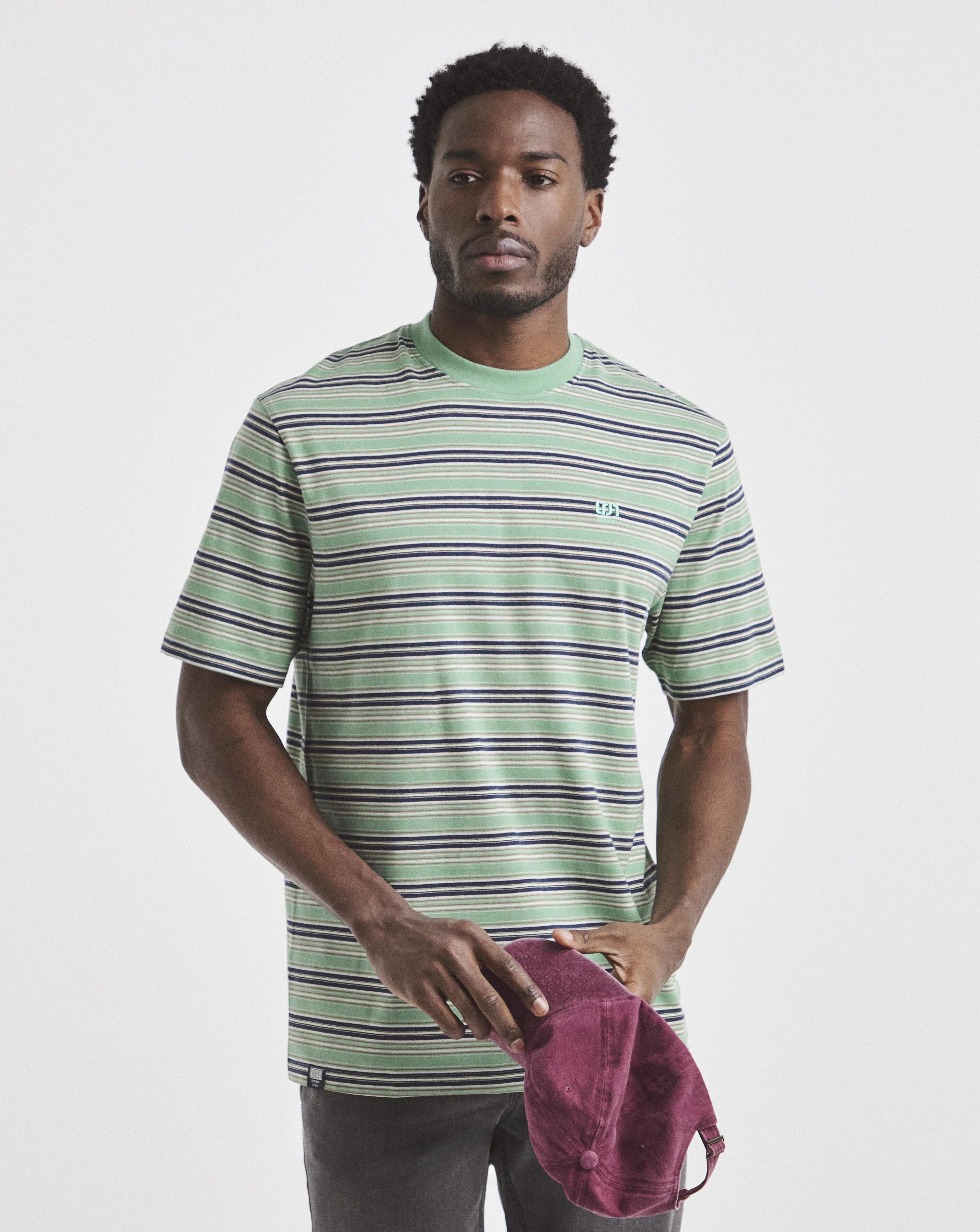 Union Marl Yarn Dye Stripe T-Shirt
