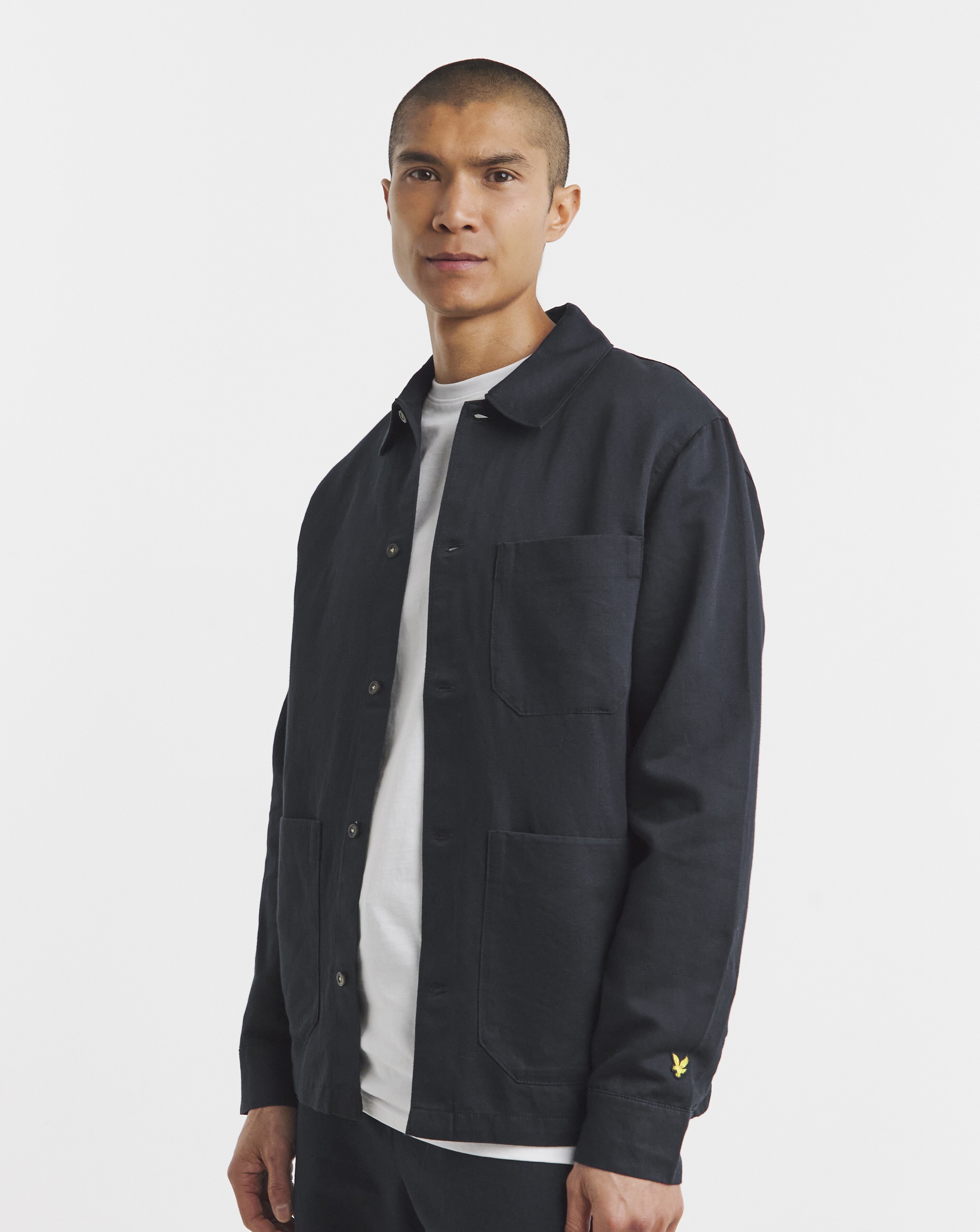 Lyle & Scott Linen Blend Overshirt