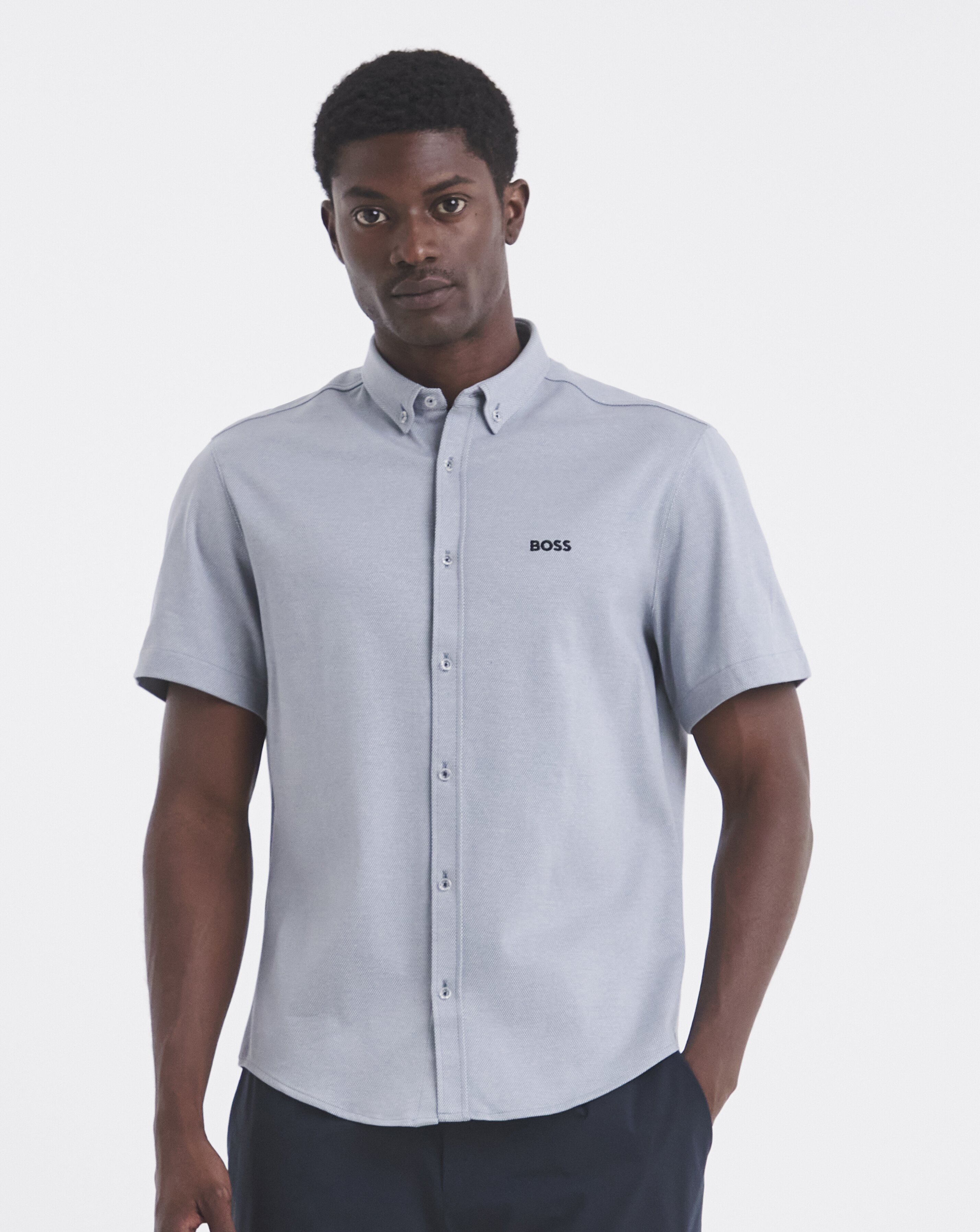 BOSS Motion Shirt - Light Grey
