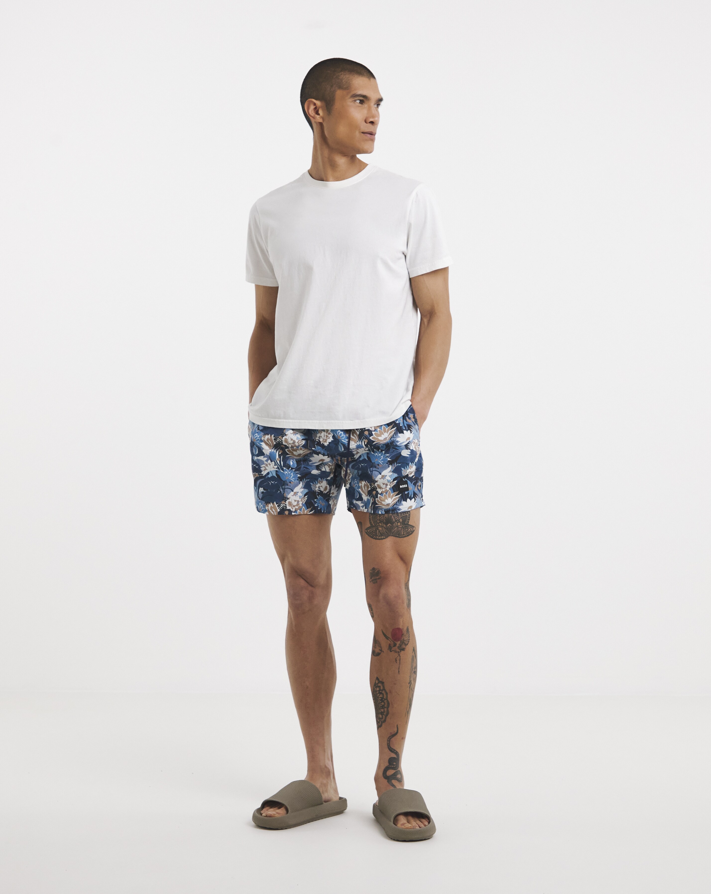 BOSS Piraha Printed Swimshort