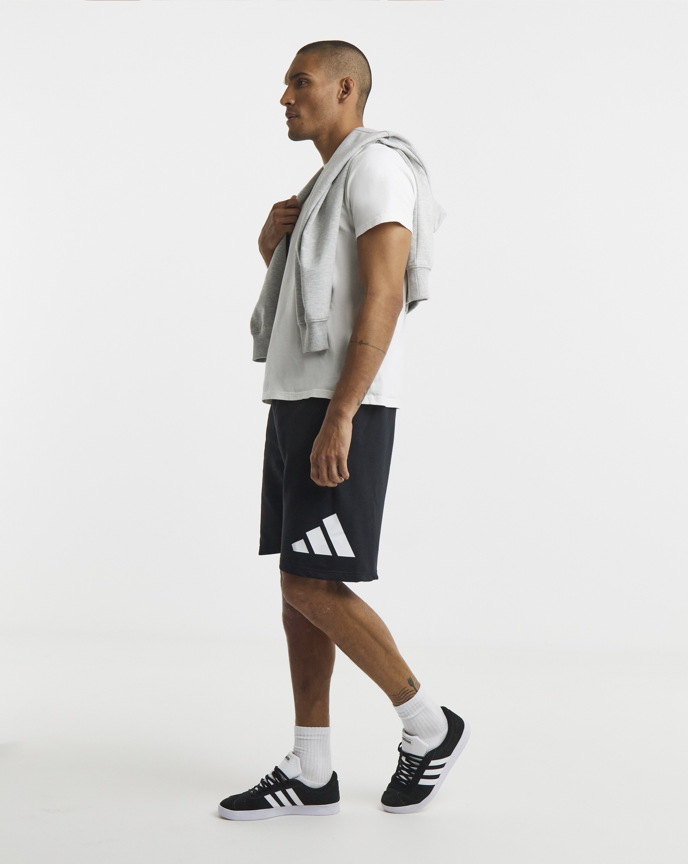 adidas Big Logo French Terry Shorts