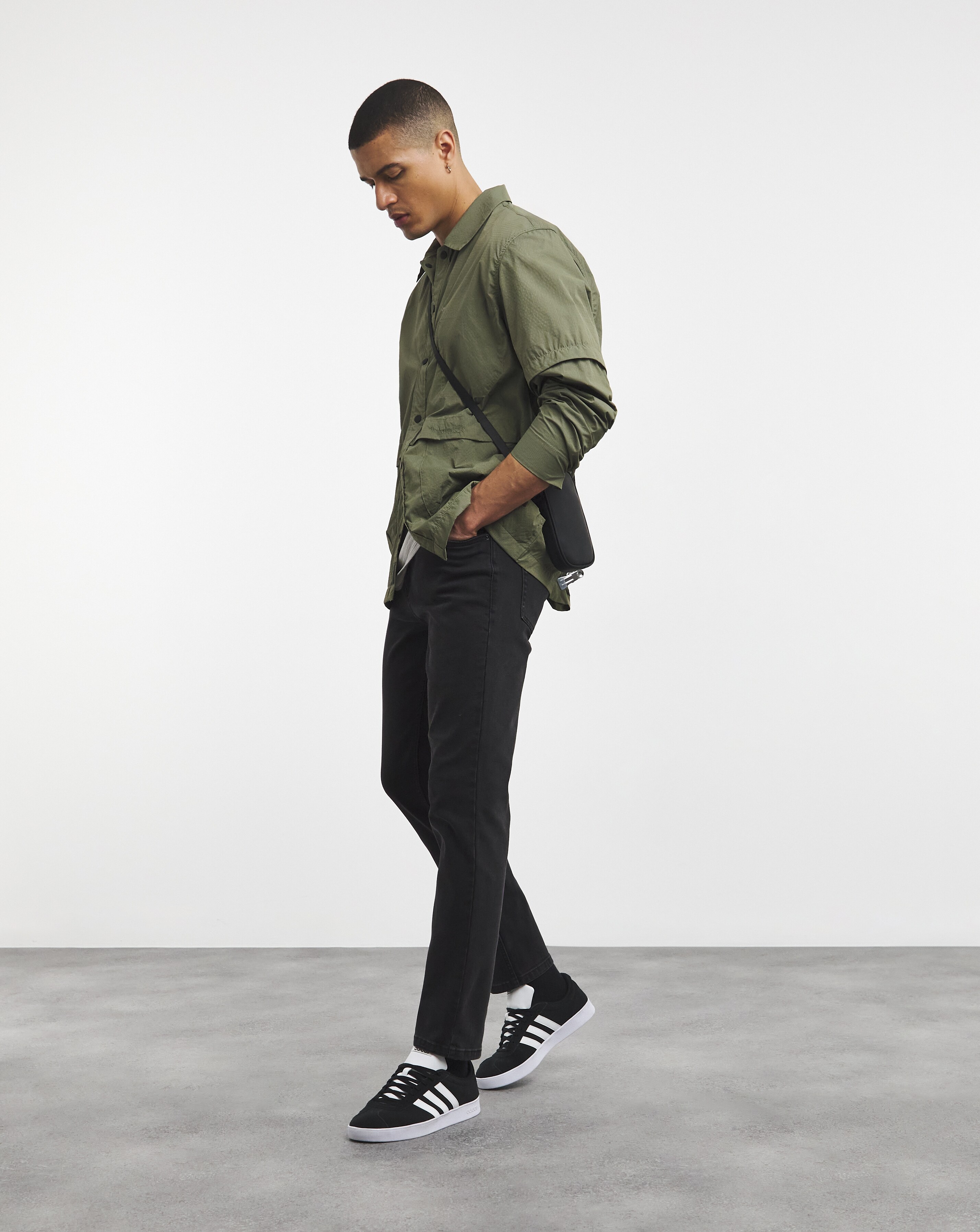 Slim Fit Stretch Jean Black