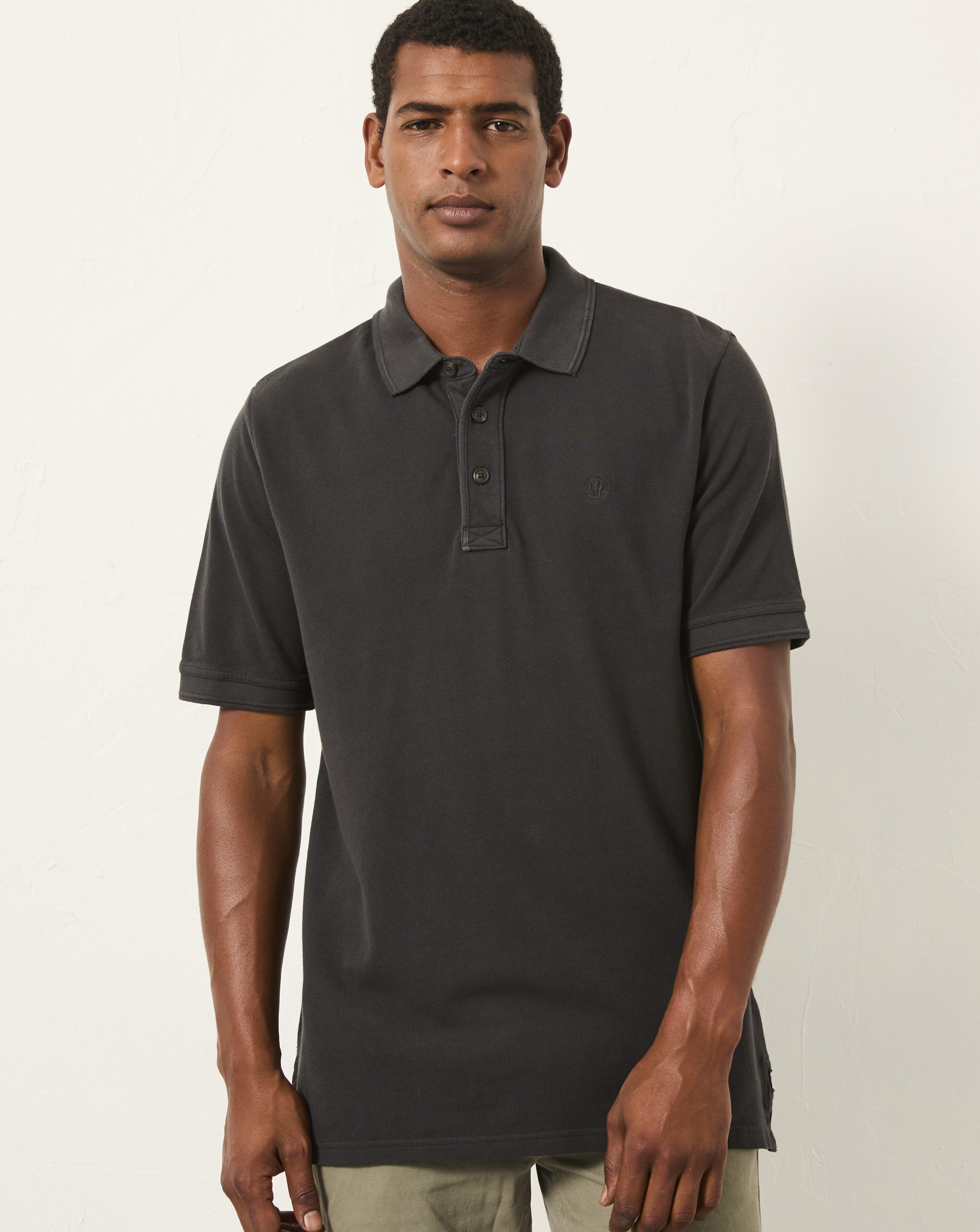 FatFace Men's Polo Shirt - Black - S