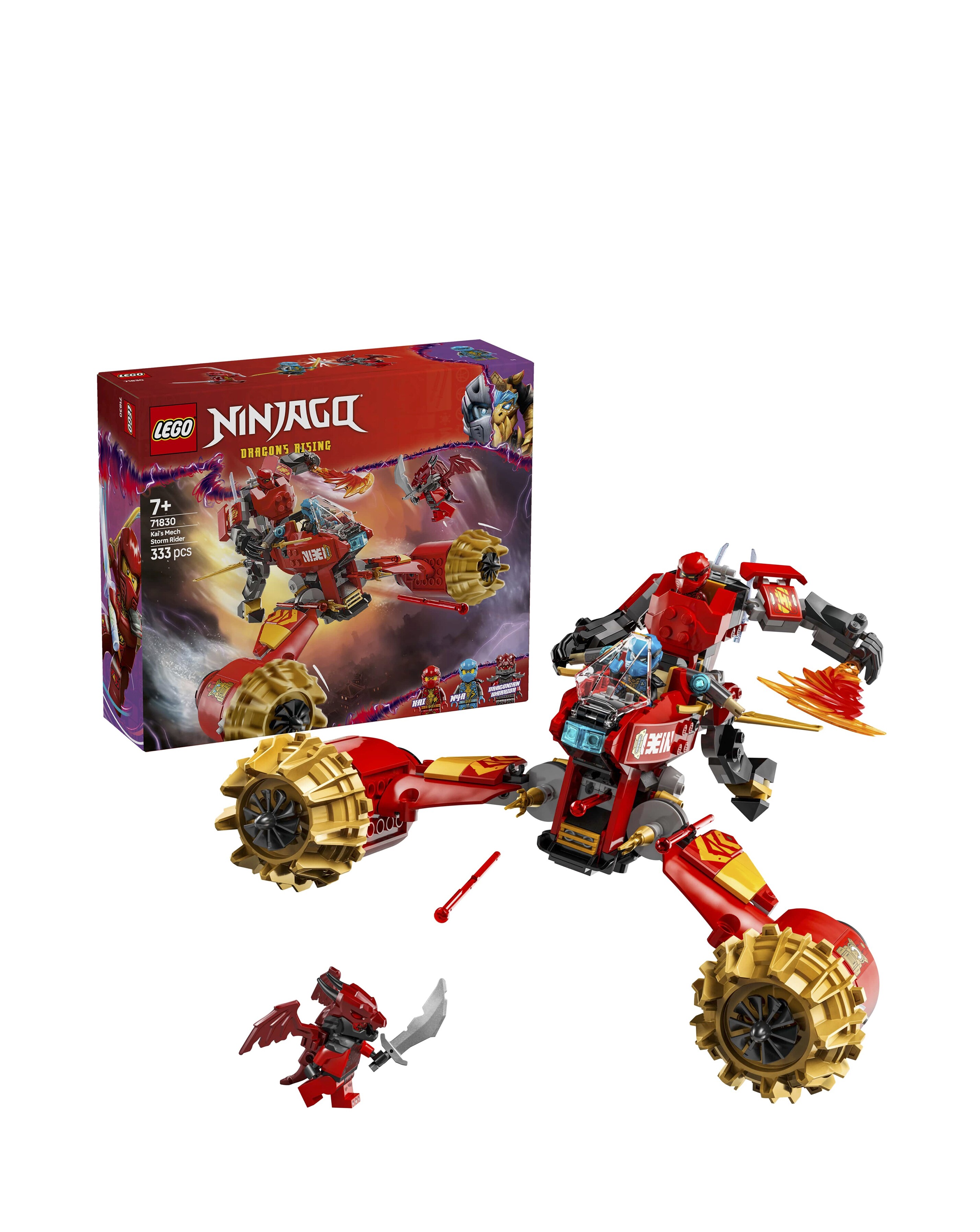 New In - LEGO NINJAGO Kai's Mech Storm Rider Comb