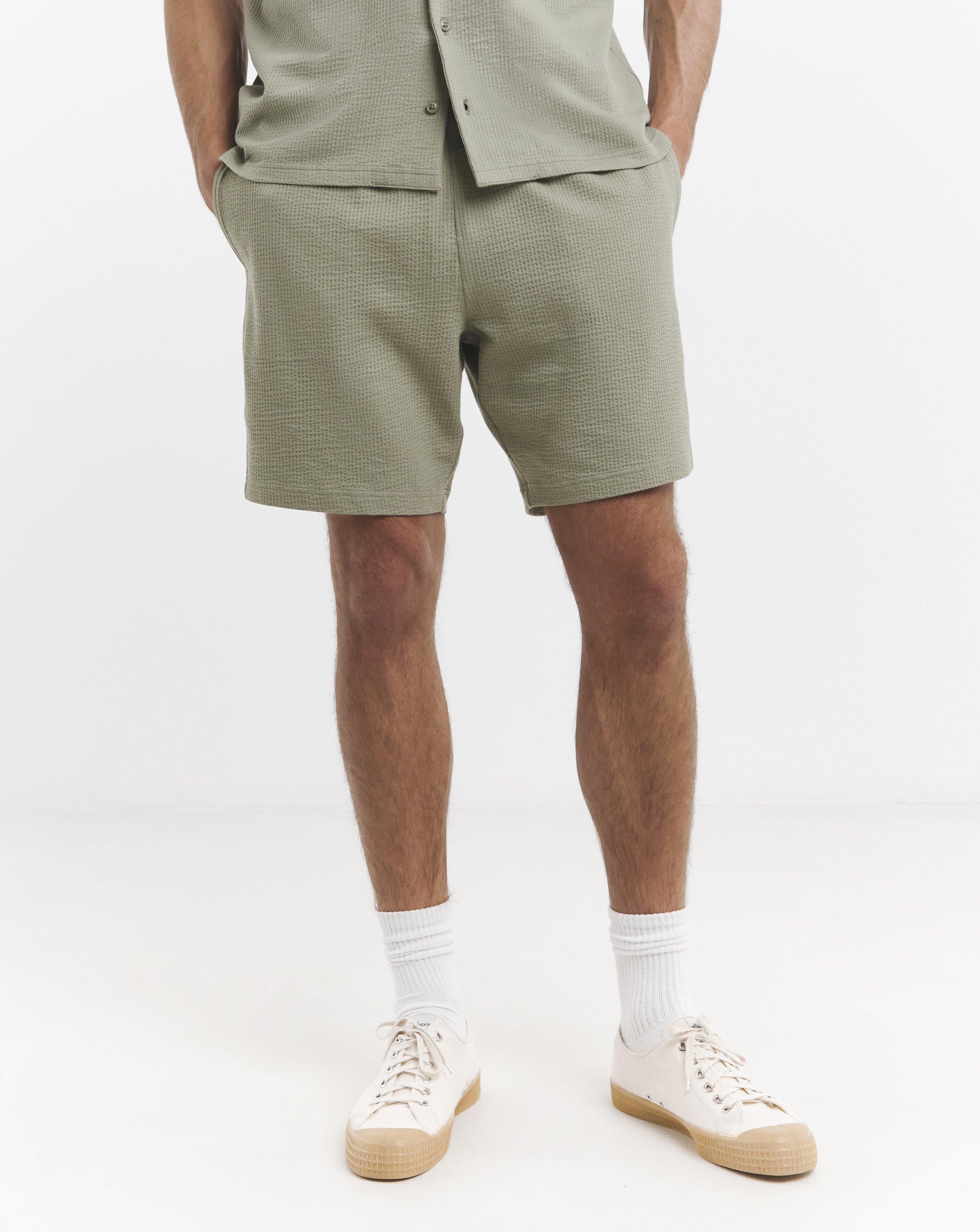 Jersey Seersucker Short