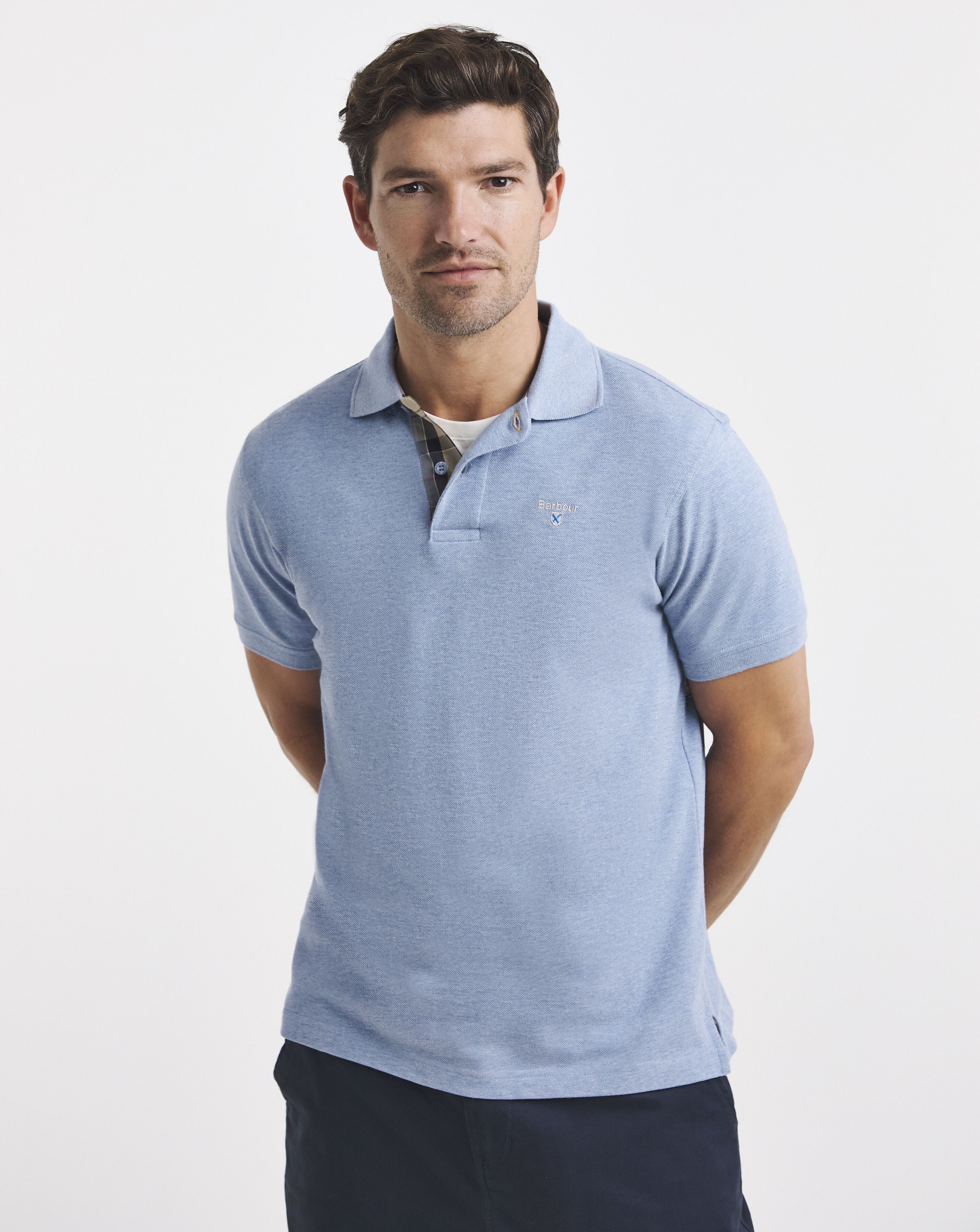 Barbour Tartan Pique Polo Shirt