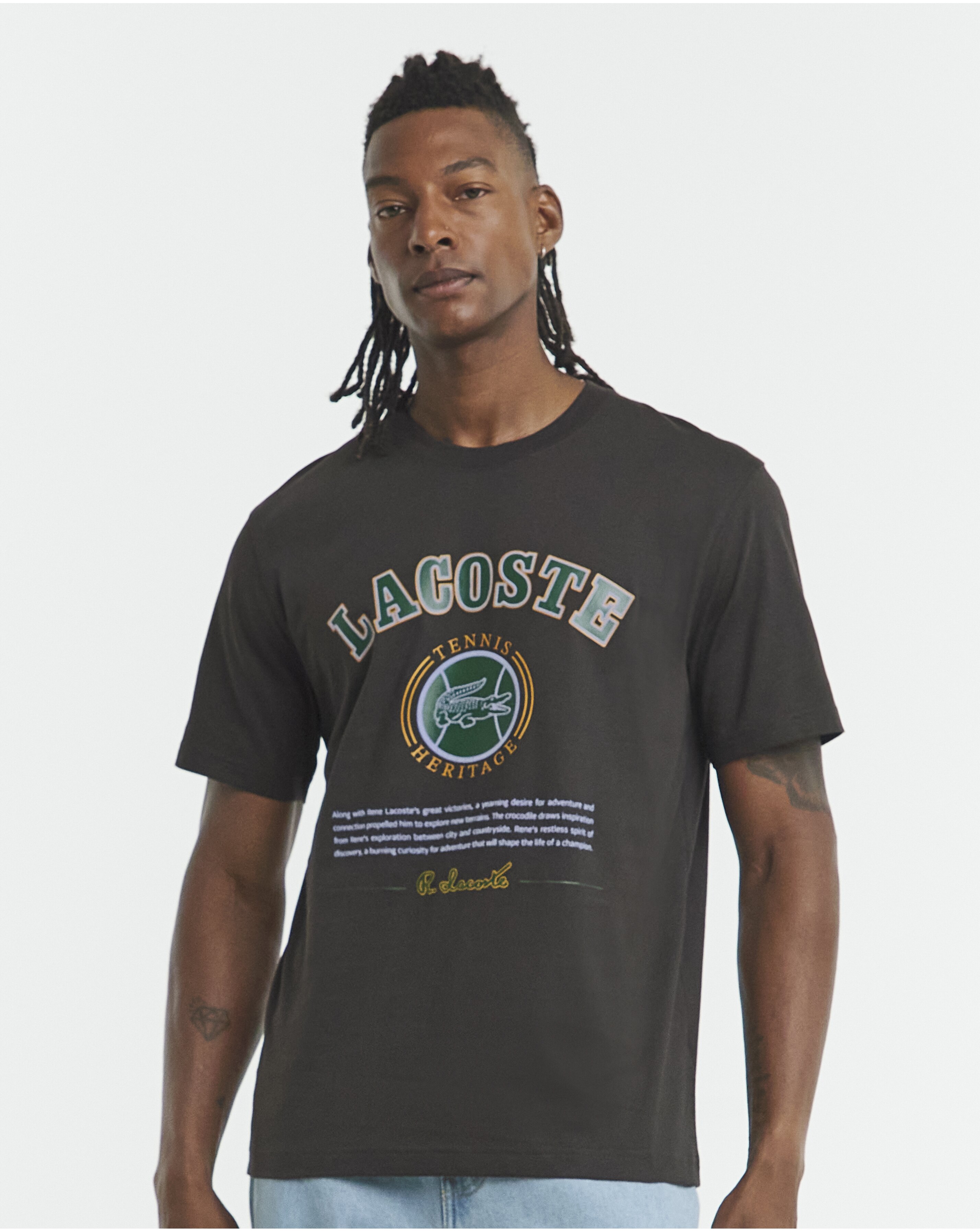 Lacoste Short Sleeve Graphic T-Shirt