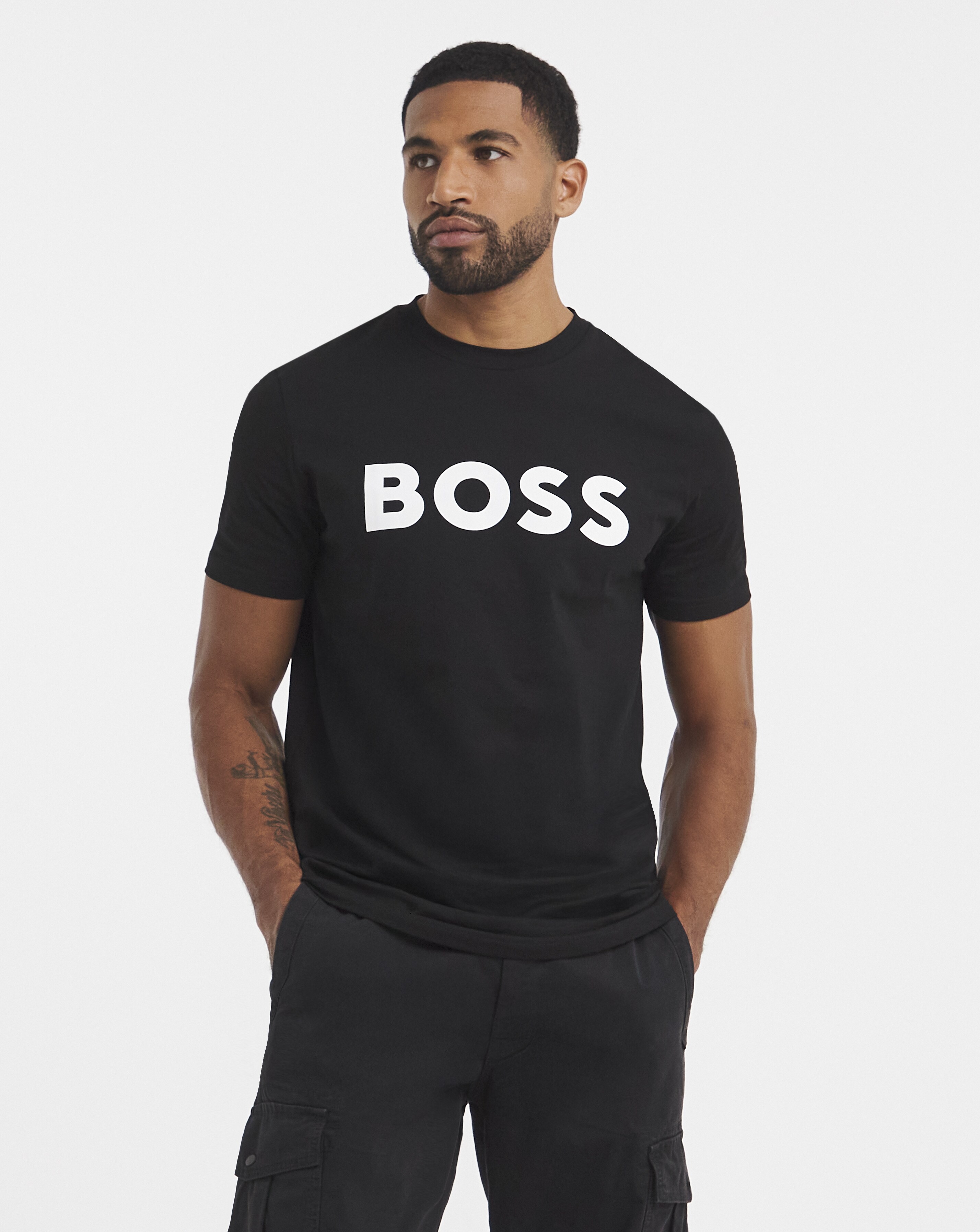 BOSS Logo Black T-Shirt