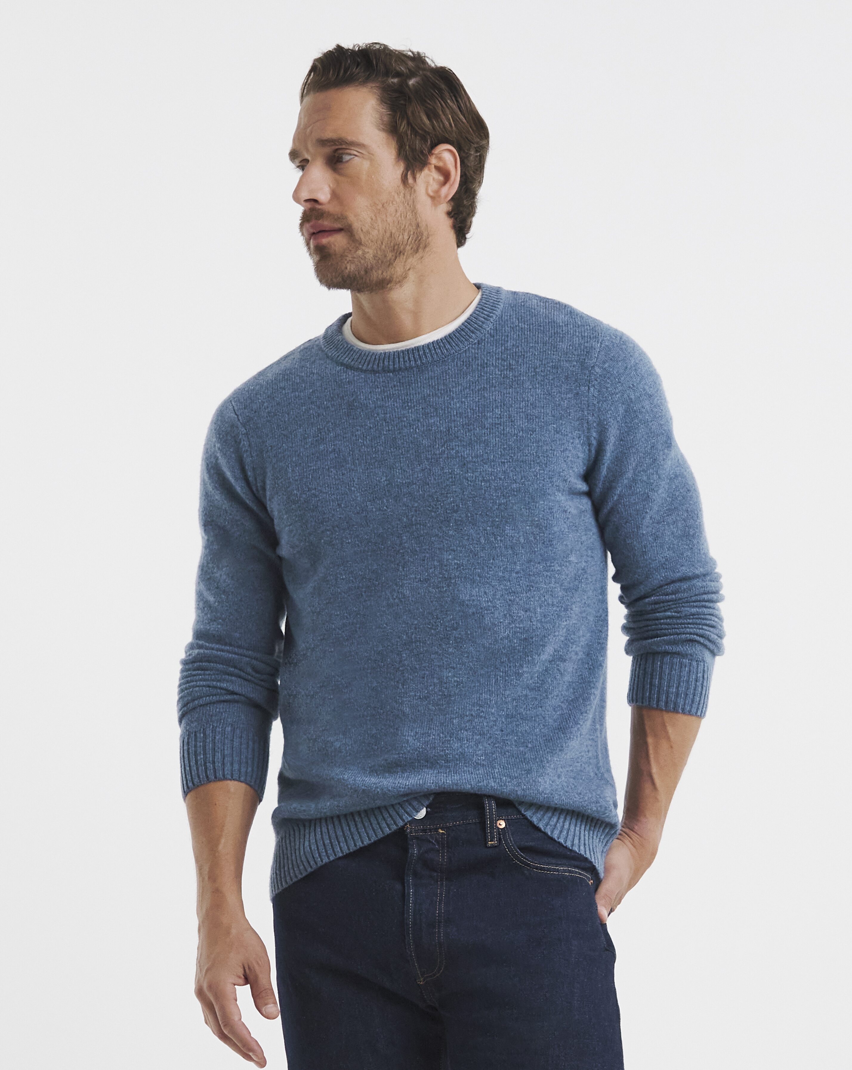 Lambswool Crew Neck Knitted Jumper