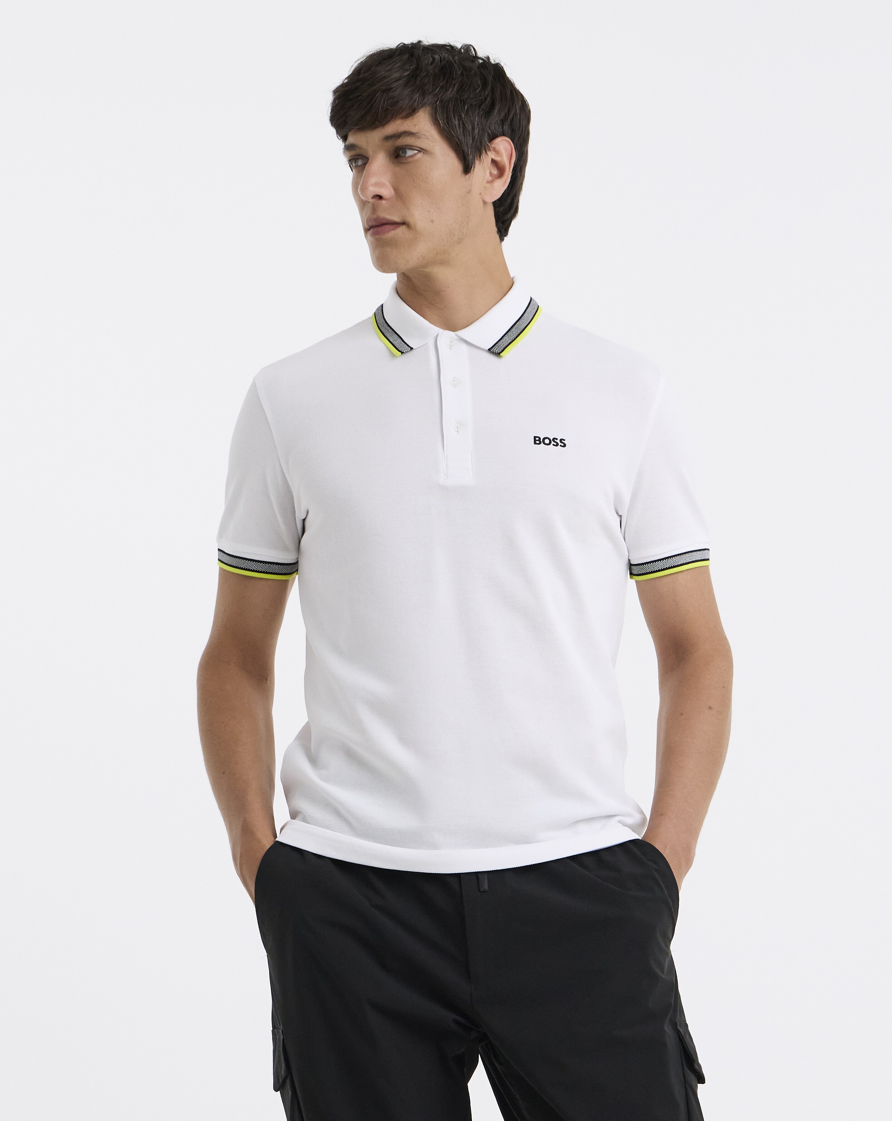 BOSS Paddy Polo - White