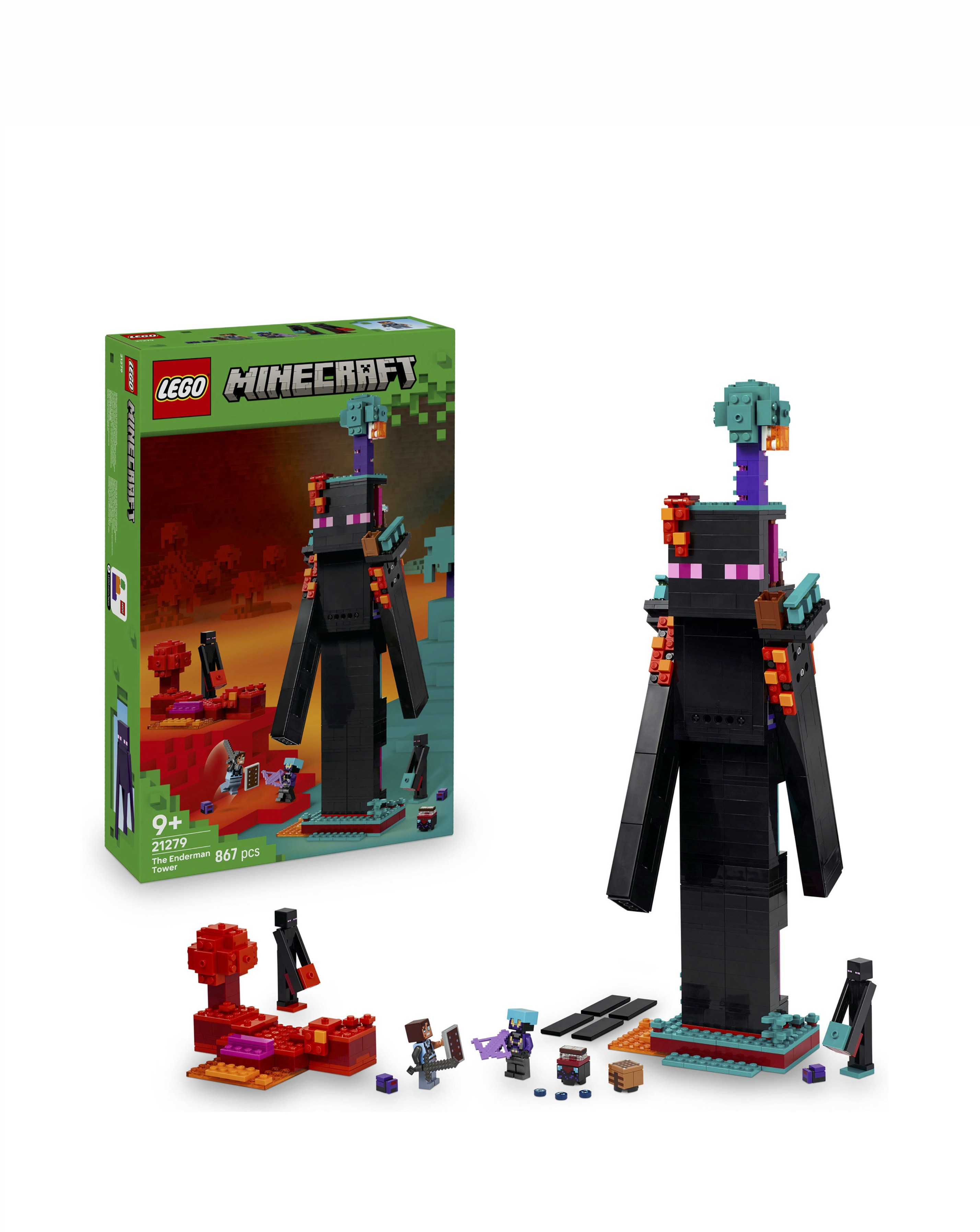 LEGO Minecraft The Enderman Tower Buildi