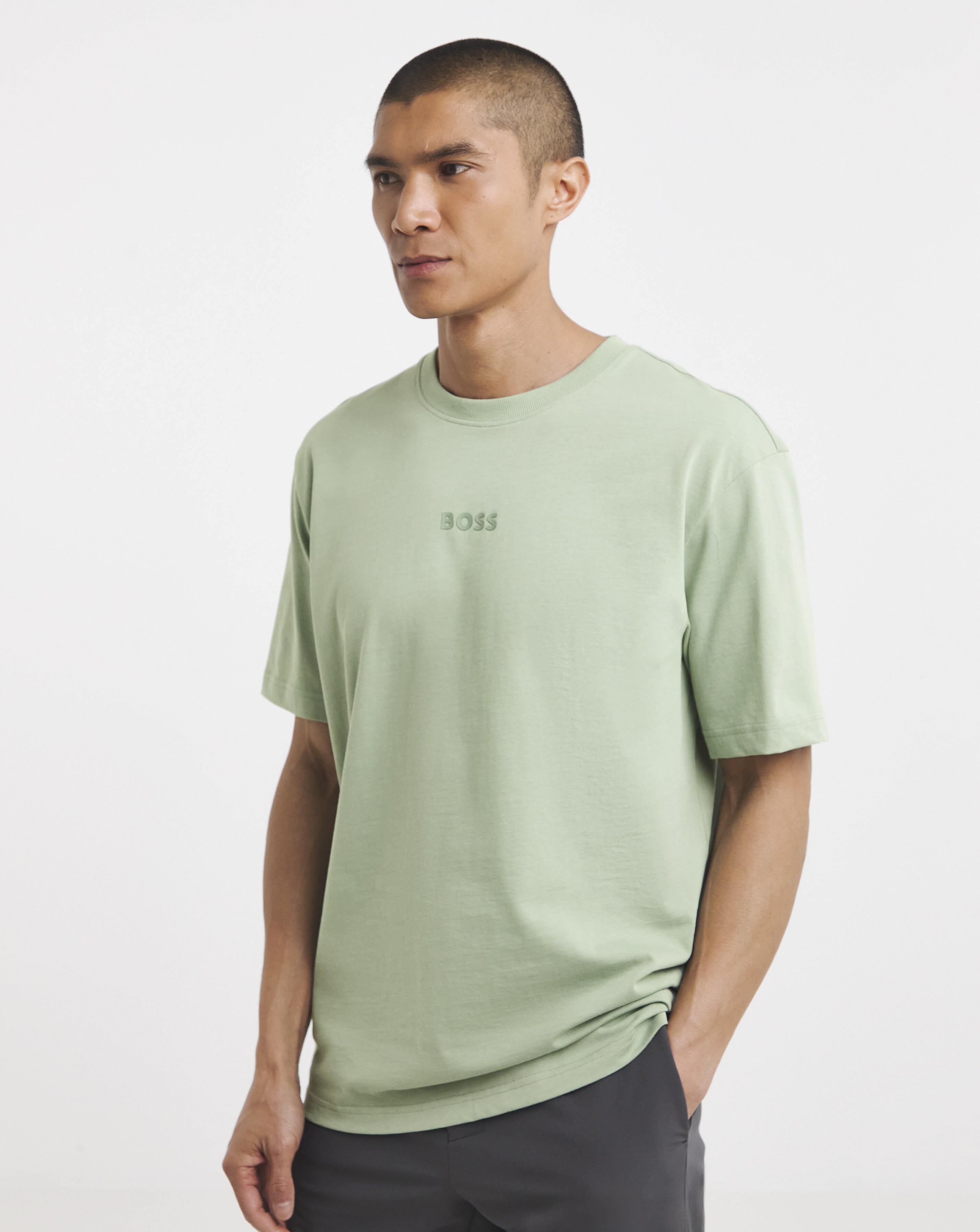 BOSS Relax Fit Centre Logo T-Shirt