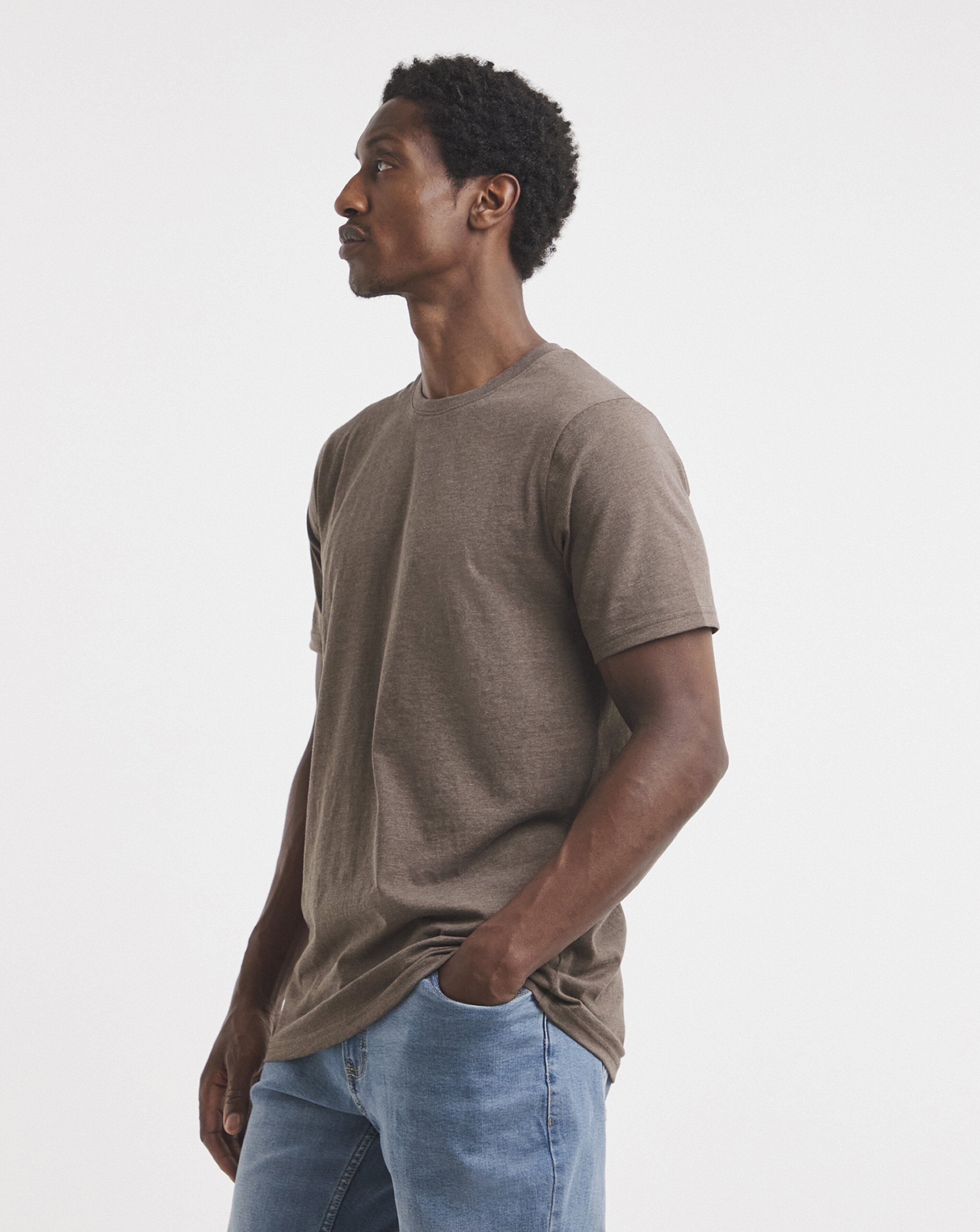 Crew Neck T-Shirt Long Length