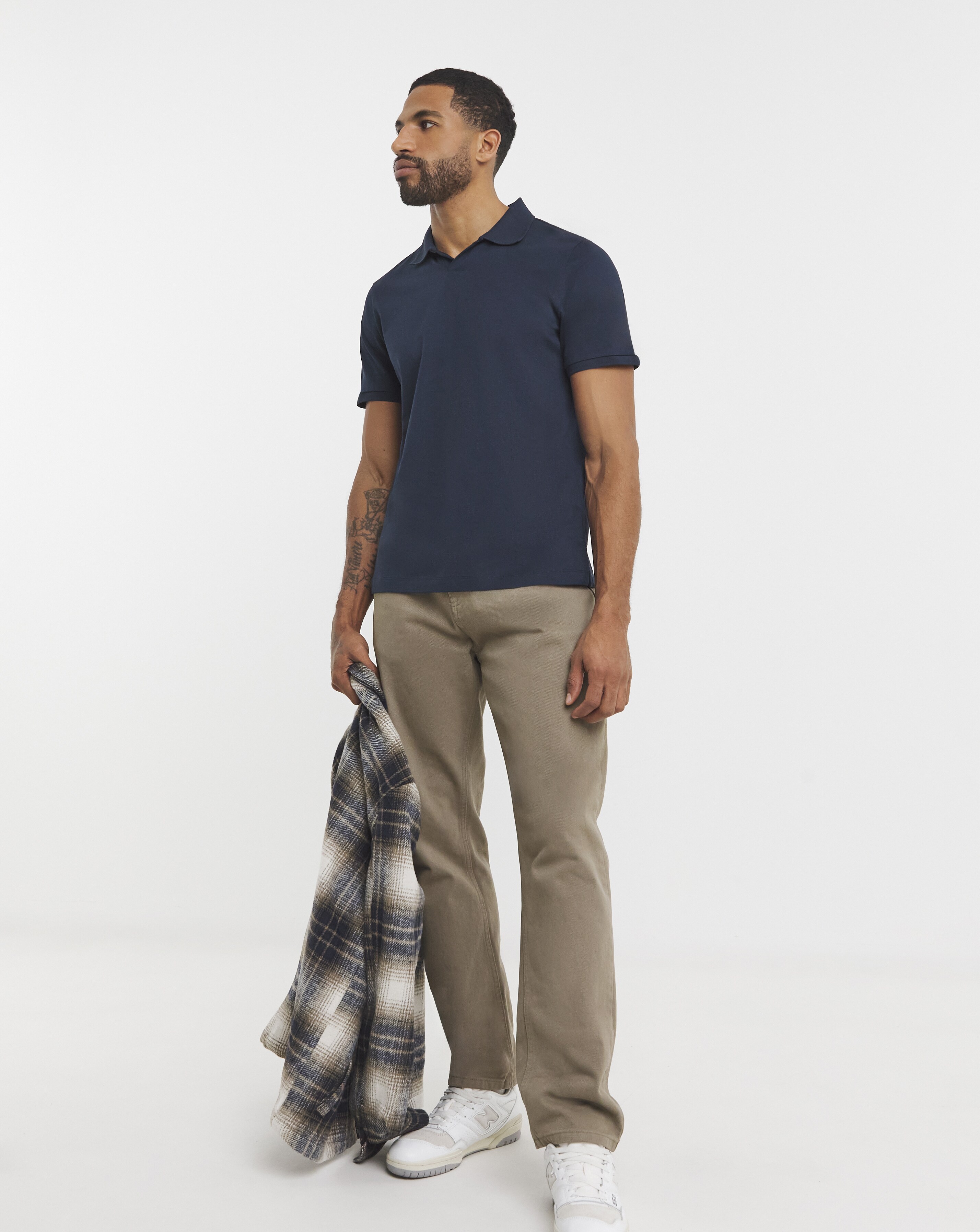 Pure Cotton Trophy Neck Polo