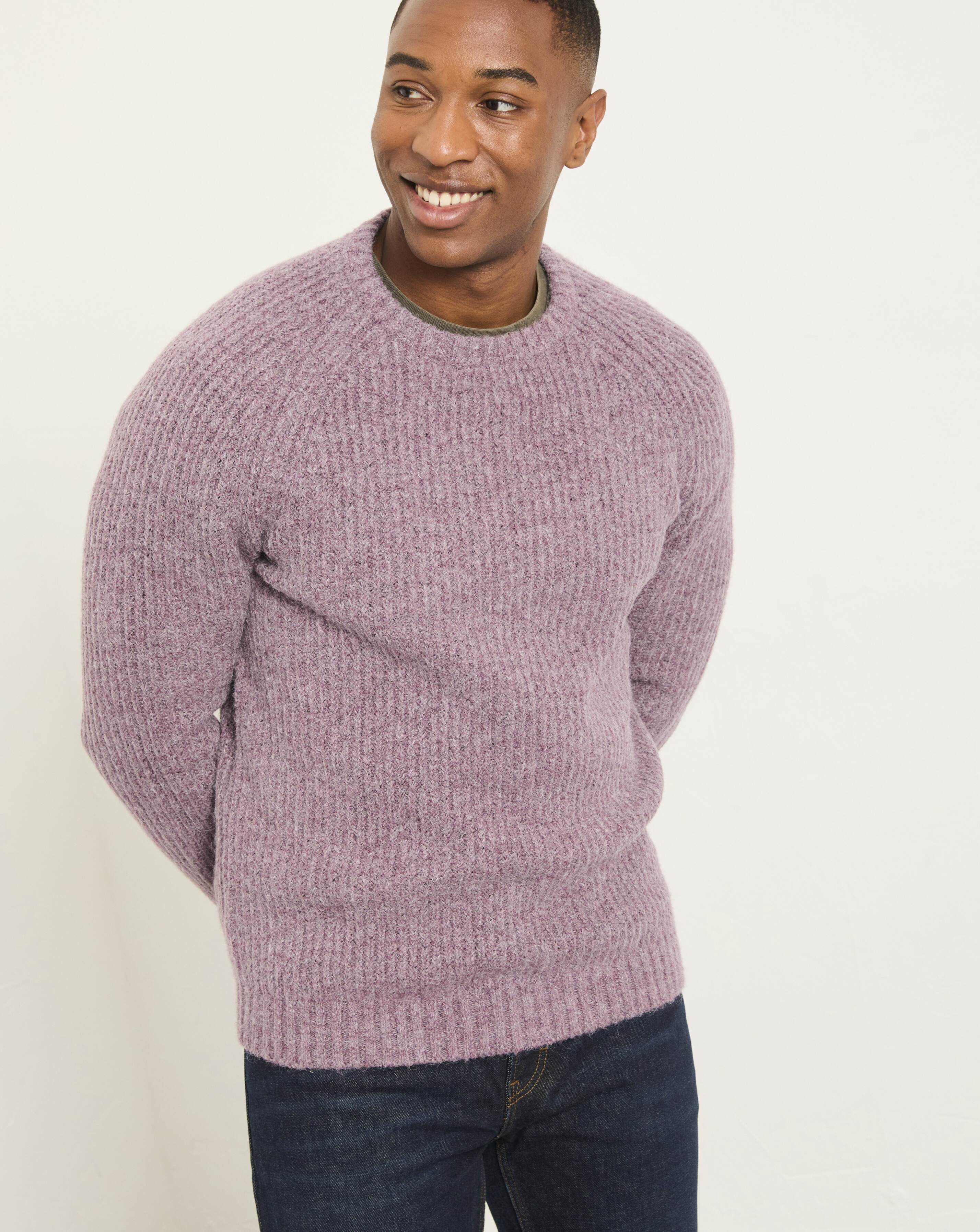 FatFace Men's Jumper S Purple