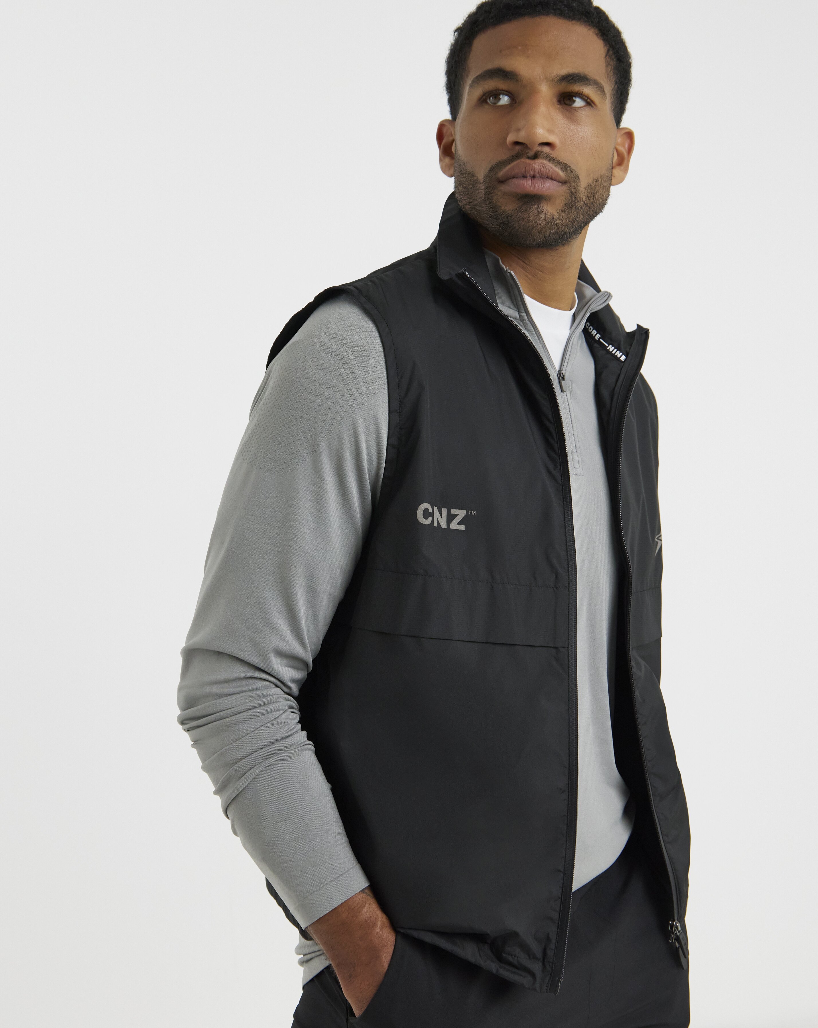 Jack & Jones Sport CNZ Paris Vest - Black