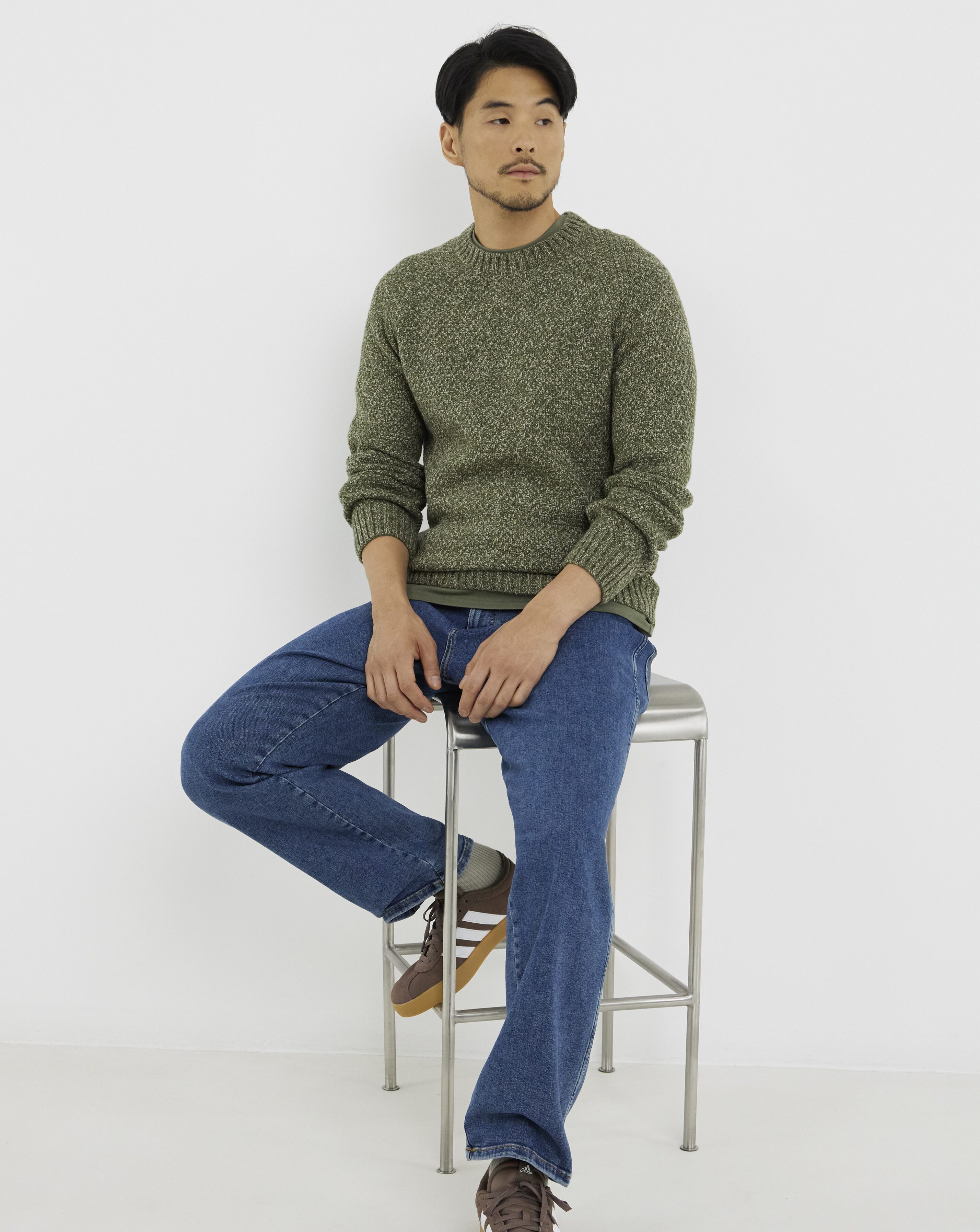 Twist Wool Crew Neck Jumper
