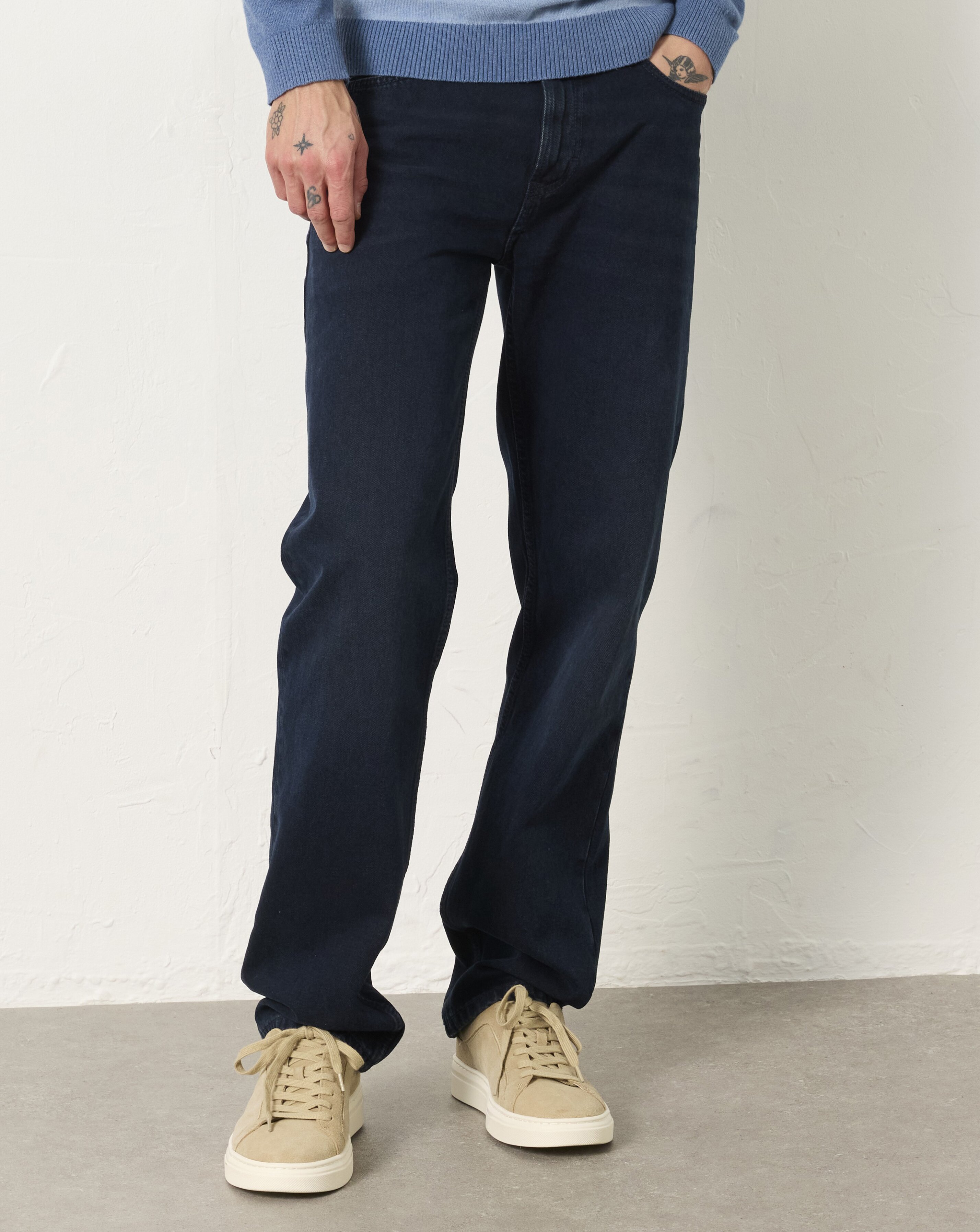 FatFace Men's Straight Fit Jeans - 38R - Dark Denim