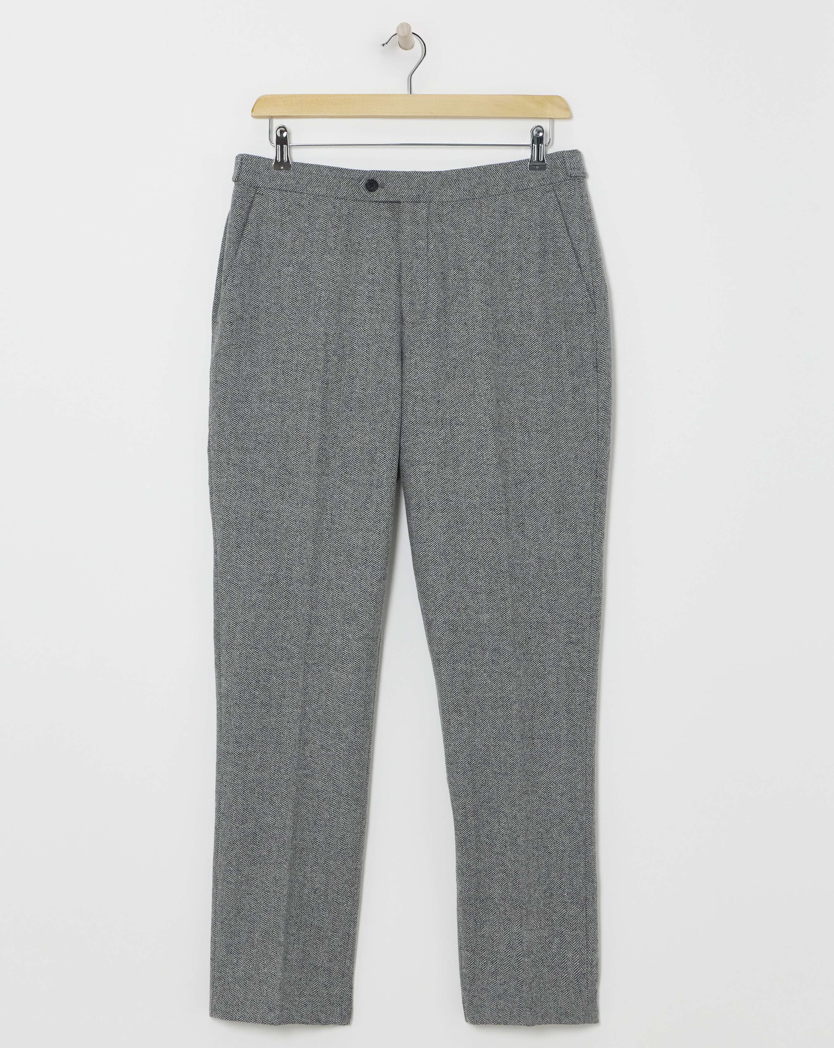 Herringbone Tweed Trouser