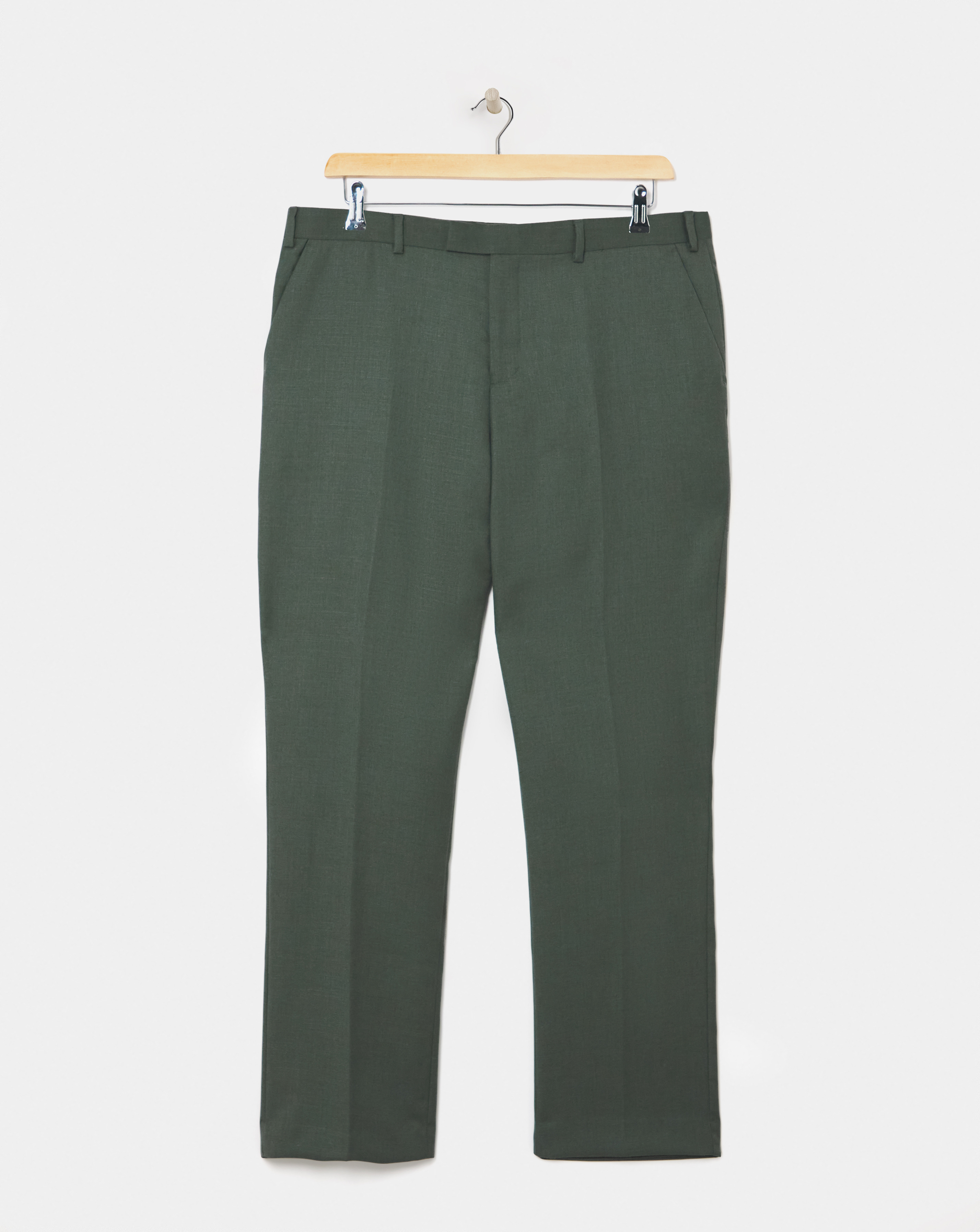 Linen Look Regular Fit Suit Trouser