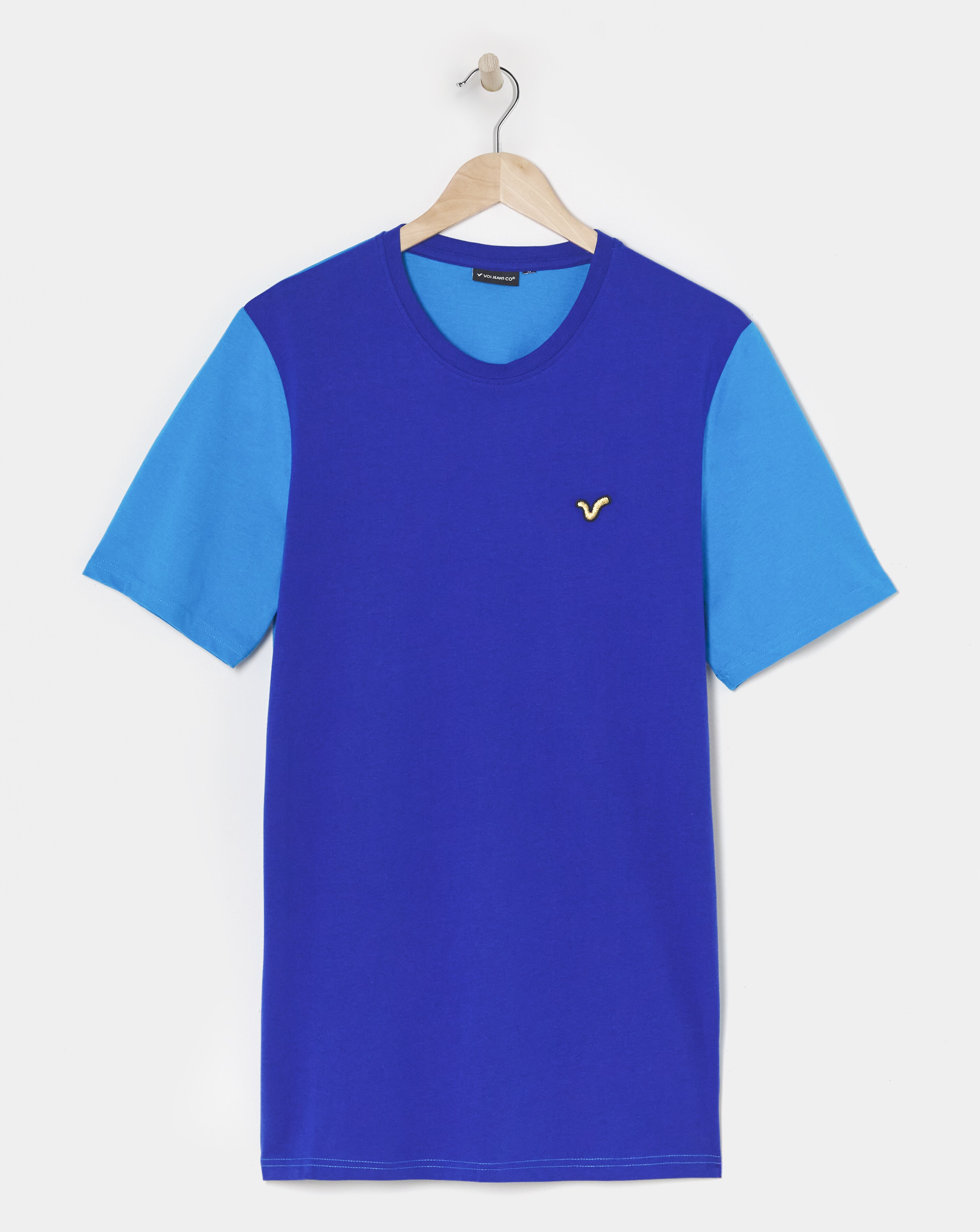 Voi Contrast Sleeve T-Shirt Long Length
